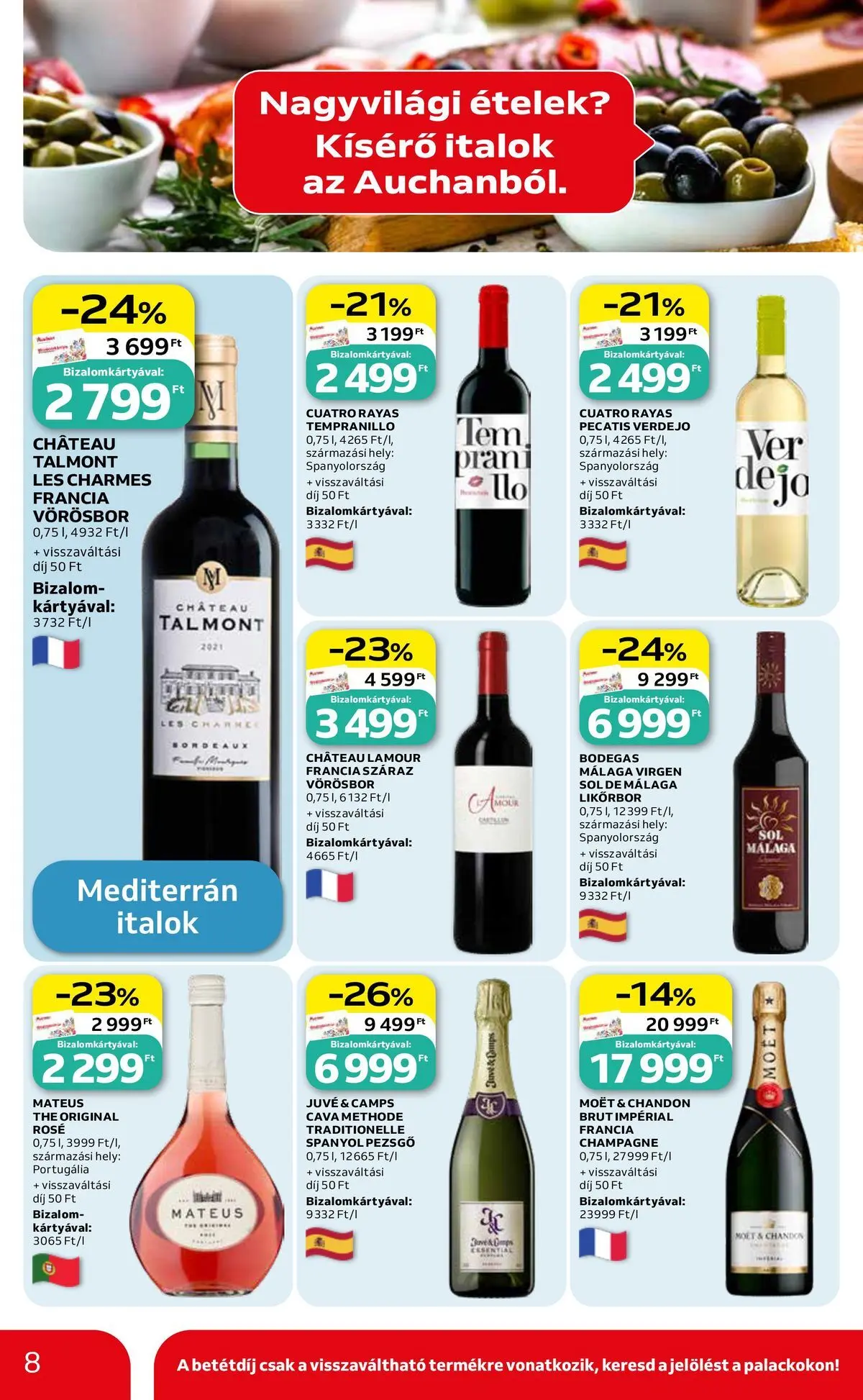 Auchan akciós újság Fót - 2026.05.08. -tól/töl > akció, lapozható szórólap 🛍️ | Oldal: 8