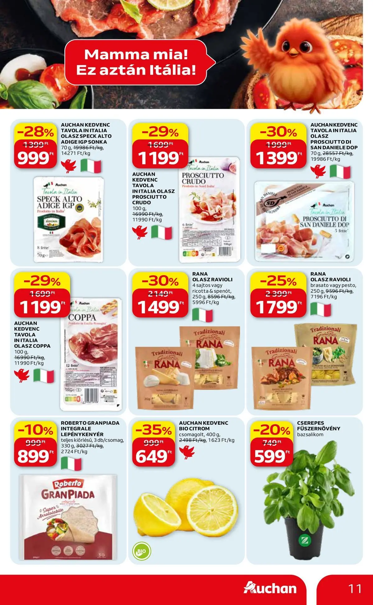 Auchan akciós újság Fót - 2026.05.08. -tól/töl > akció, lapozható szórólap 🛍️ | Oldal: 11