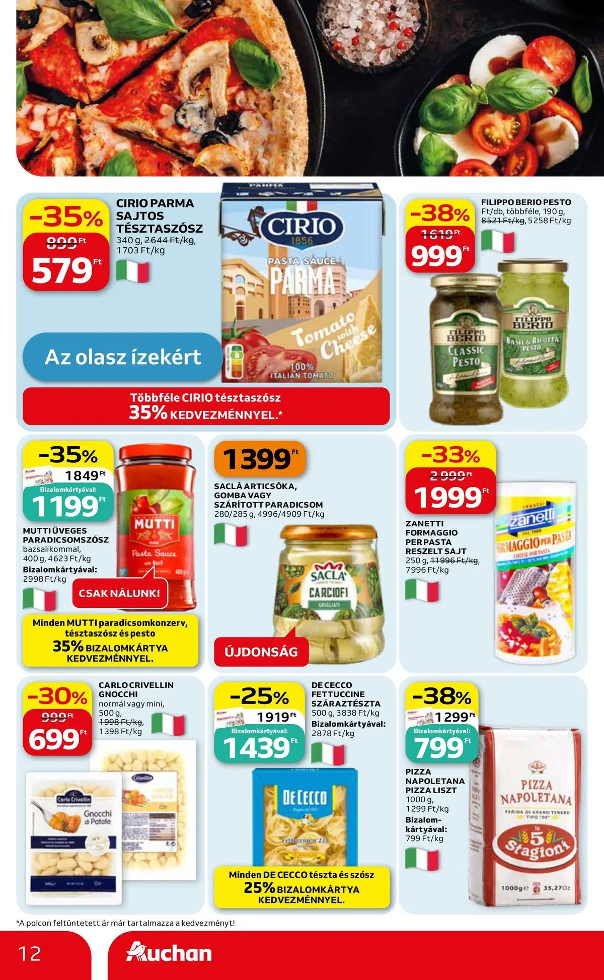 Auchan akciós újság Fót - 2026.05.08. -tól/töl > akció, lapozható szórólap 🛍️ | Oldal: 12