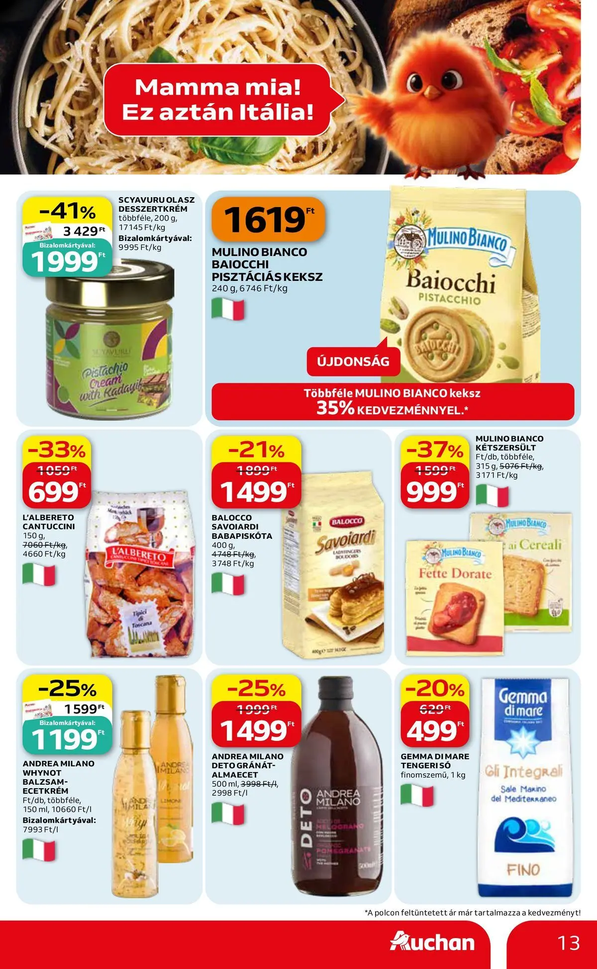 Auchan akciós újság Fót - 2026.05.08. -tól/töl > akció, lapozható szórólap 🛍️ | Oldal: 13