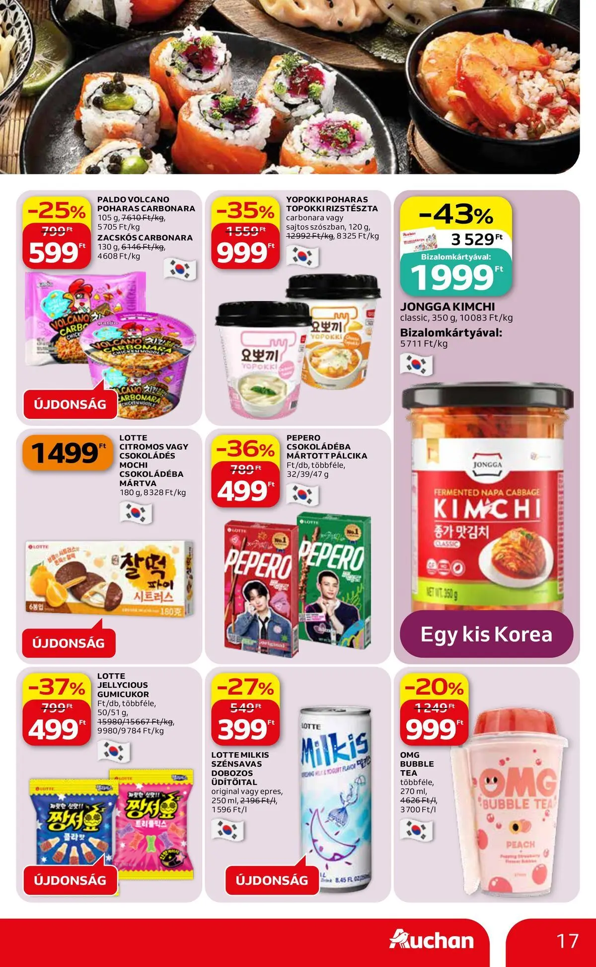 Auchan akciós újság Fót - 2026.05.08. -tól/töl > akció, lapozható szórólap 🛍️ | Oldal: 17