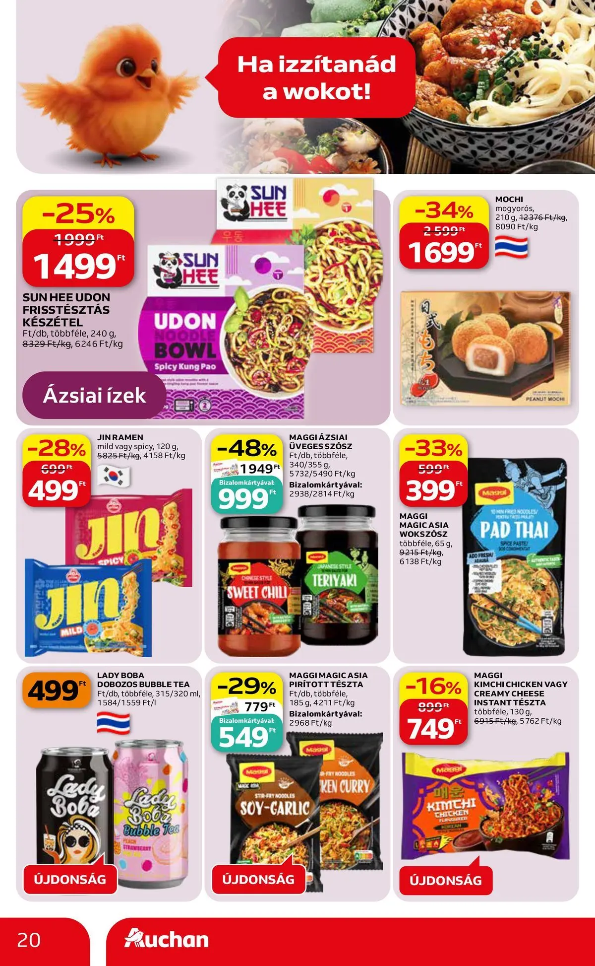 Auchan akciós újság Fót - 2026.05.08. -tól/töl > akció, lapozható szórólap 🛍️ | Oldal: 20