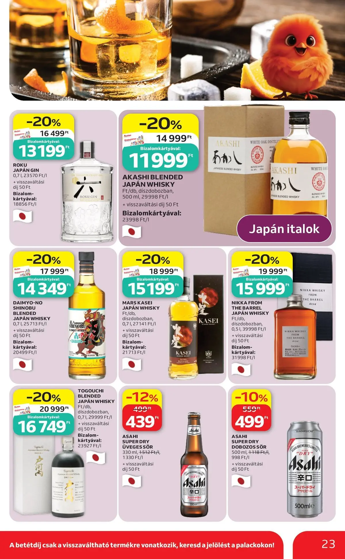 Auchan akciós újság Fót - 2026.05.08. -tól/töl > akció, lapozható szórólap 🛍️ | Oldal: 23