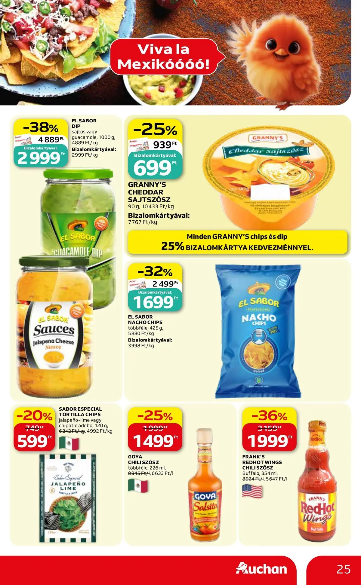 Auchan akciós újság Fót - 2026.05.08. -tól/töl > akció, lapozható szórólap 🛍️ | Oldal: 25