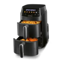 GOURMETmaxx Doppel-Hei&szlig;luftfritteuse