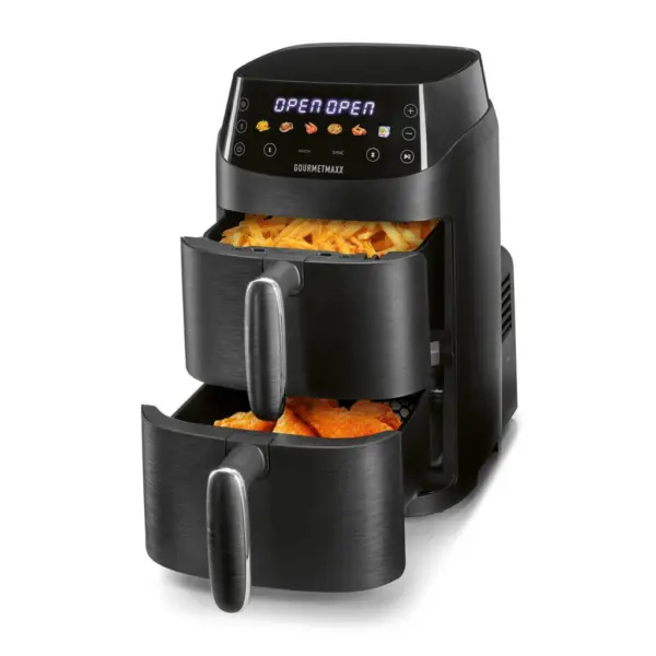 GOURMETmaxx Doppel-Hei&szlig;luftfritteuse
