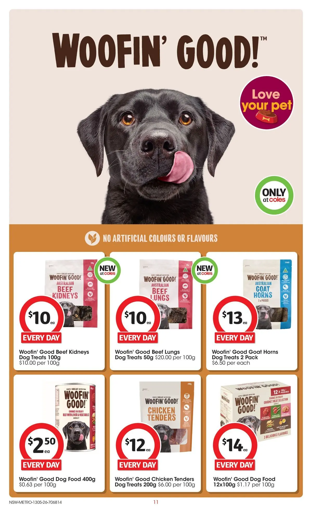 ﻿Coles catalogue valid from 13/05/2026 > Online Australia | Page: 11 | Products: Beef, Meat, Dog food, Vegetables