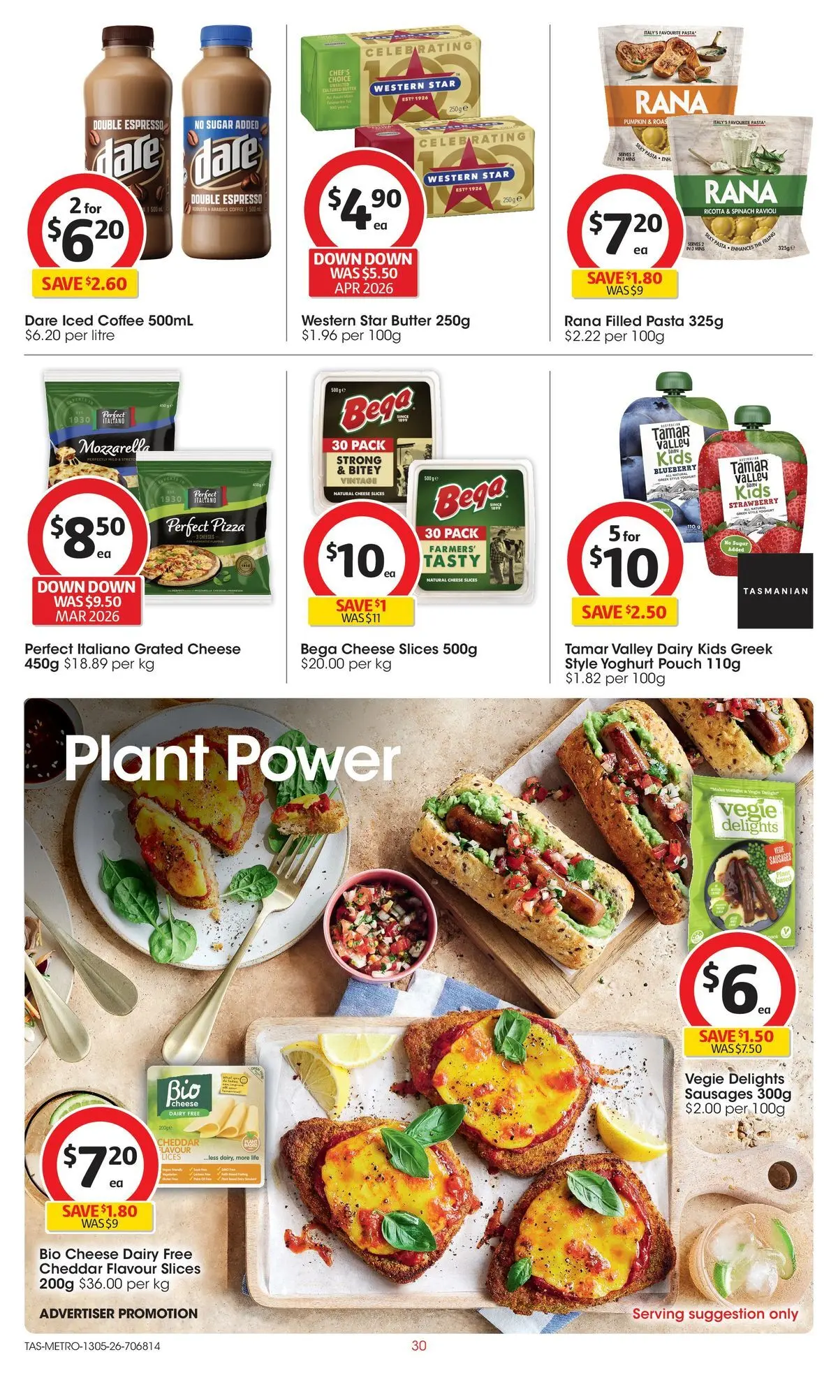 ﻿Coles catalogue valid from 13/05/2026 > Online Australia | Page: 30 | Products: Yoghurt, Pasta, Sugar, Pumpkin