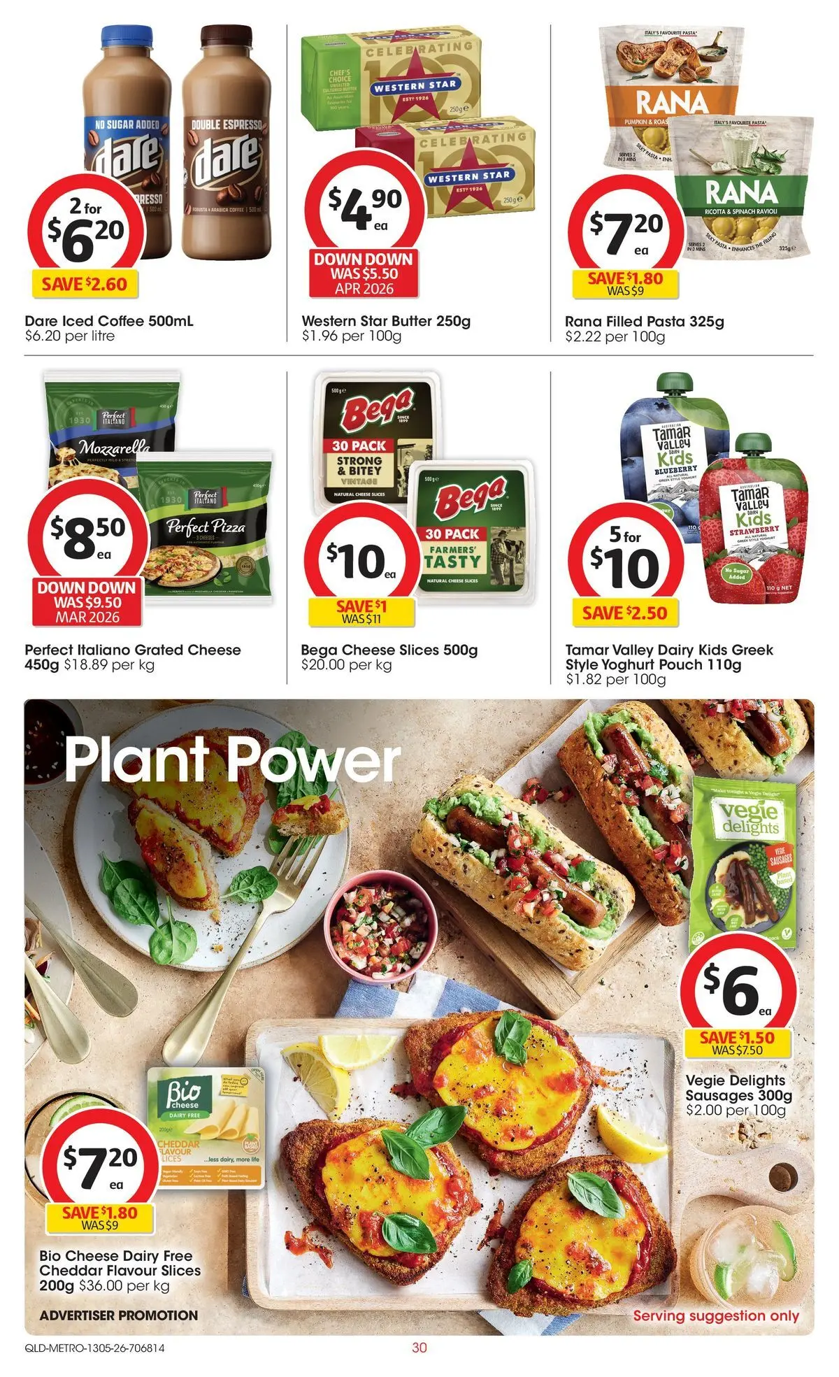﻿Coles catalogue valid from 13/05/2026 > Online Australia | Page: 30 | Products: Dairy, Cheese, Coffee, Spinach