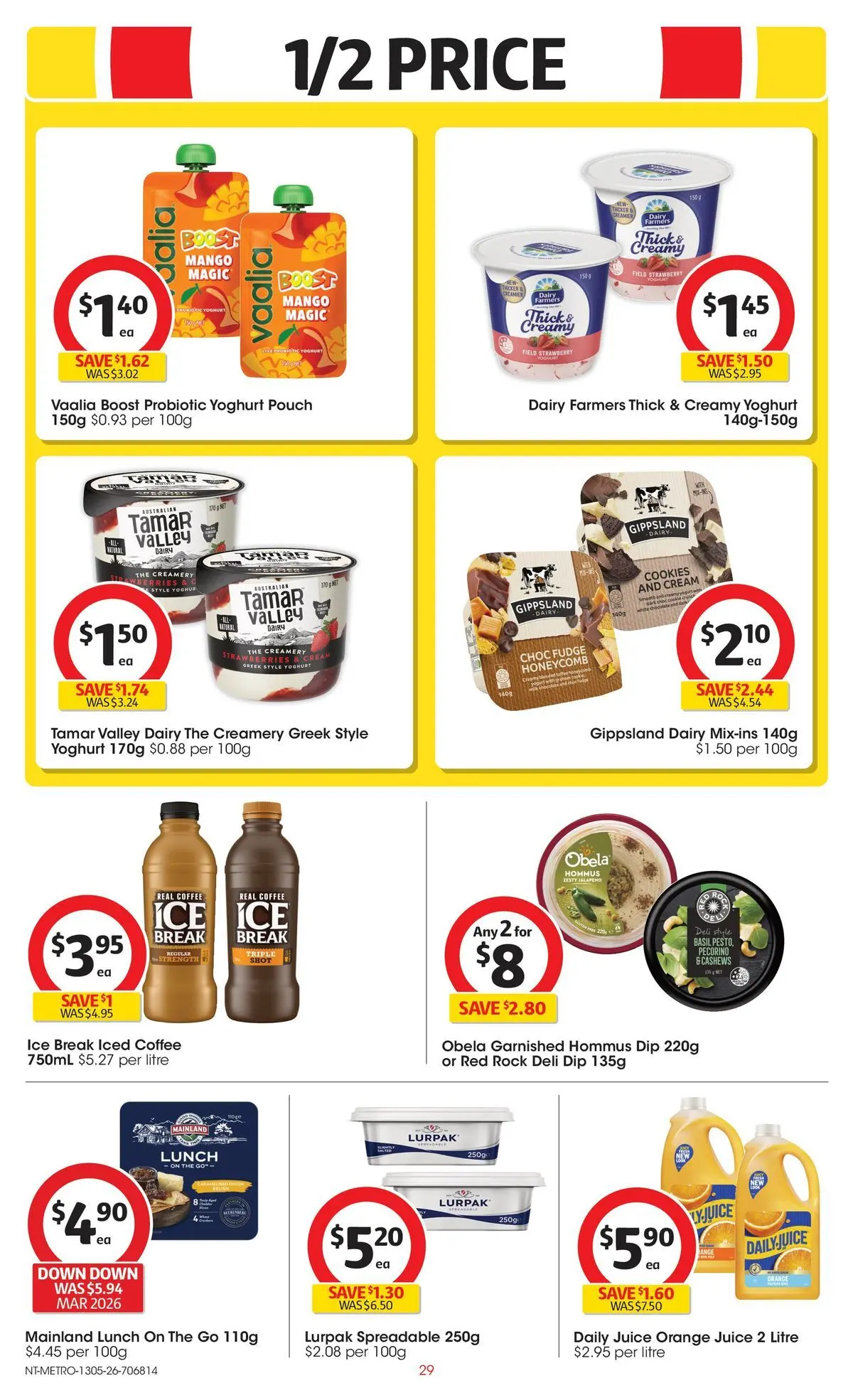 ﻿Coles catalogue valid from 13/05/2026 > Online Australia | Page: 29 | Products: Dairy, Yoghurt, Coffee, Cream
