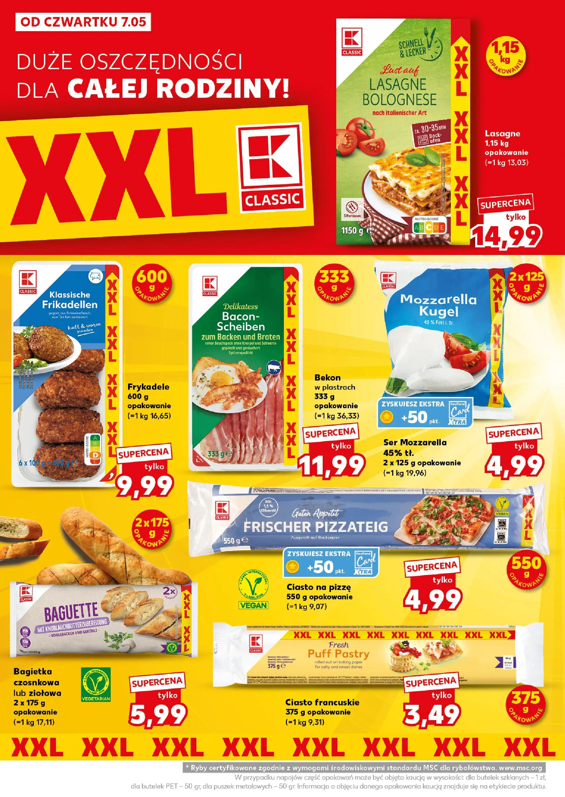 Kaufland gazetka - Super Sobota od 09.05.2026 - od jutra PDF | Strona: 6 | Produkty: Lasagne, Ser, Ryby, Mozzarella