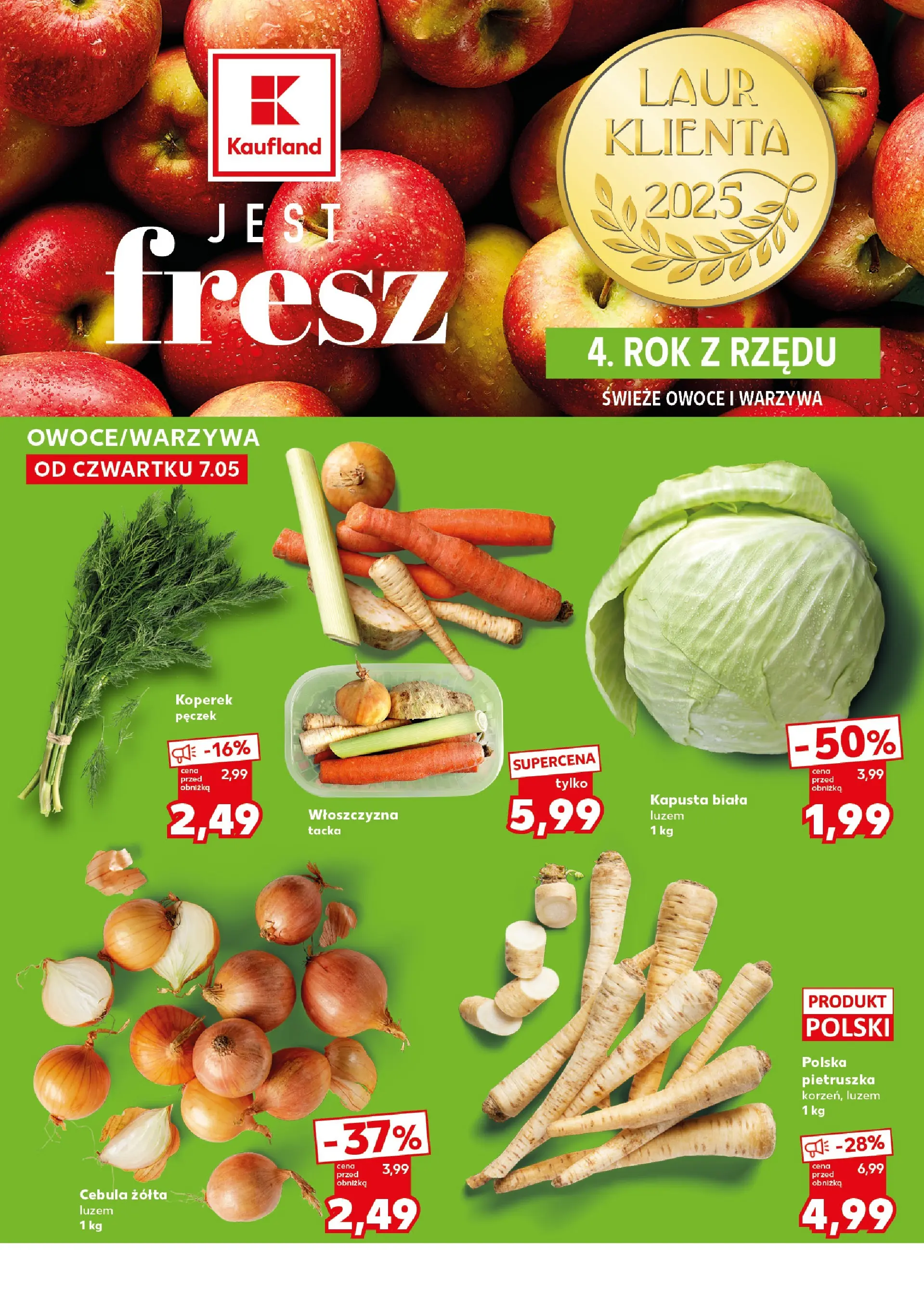 Kaufland gazetka - Super Sobota od 09.05.2026 - od jutra PDF | Strona: 10 | Produkty: Kapusta, Pietruszka, Kapusta biała, Owoce