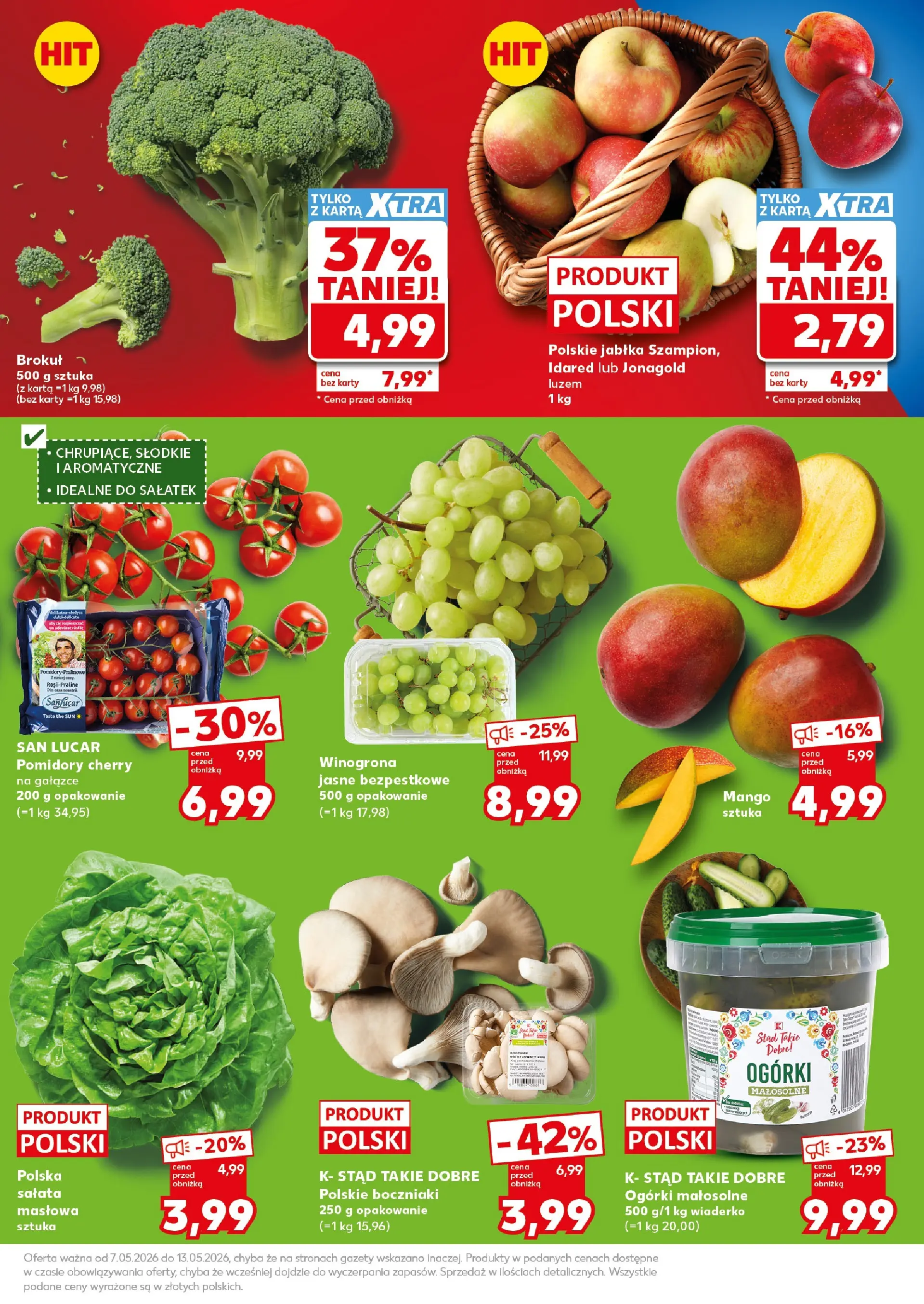 Kaufland gazetka - Super Sobota od 09.05.2026 - od jutra PDF | Strona: 11 | Produkty: Mango, Brokuł, Pomidory, Ogórki