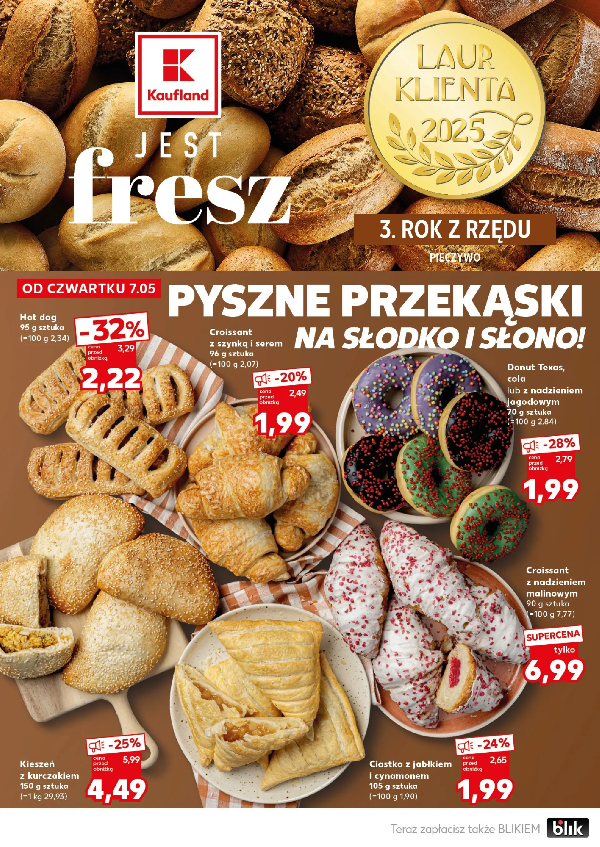 Kaufland gazetka - Super Sobota od 09.05.2026 - od jutra PDF | Strona: 20 | Produkty: Pieczywo, Szynka, Donut