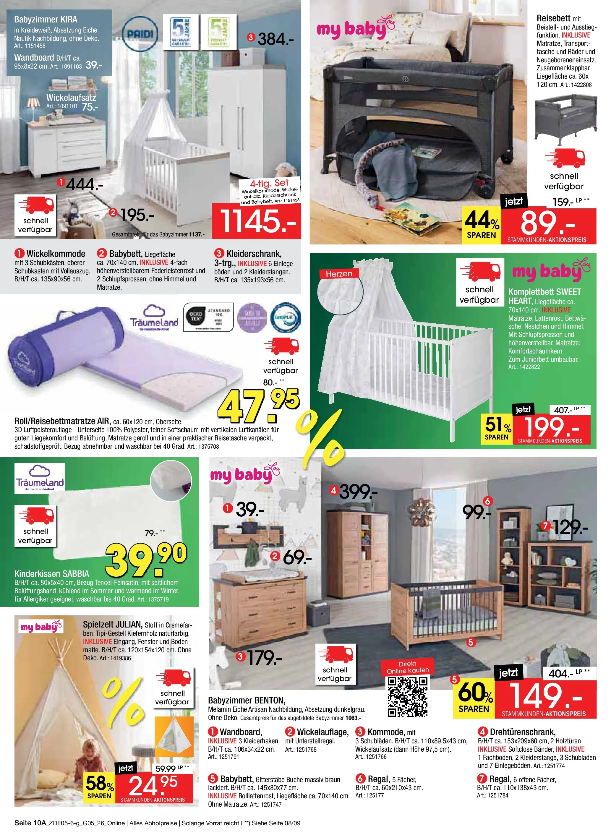 Zurbrüggen - Zurbrüggen: MaiDays Shopping (ab 08.05.2026) zum Blättern | Seite: 12 | Produkte: Wandboard, Matratze, Kleiderschrank, Reisetasche