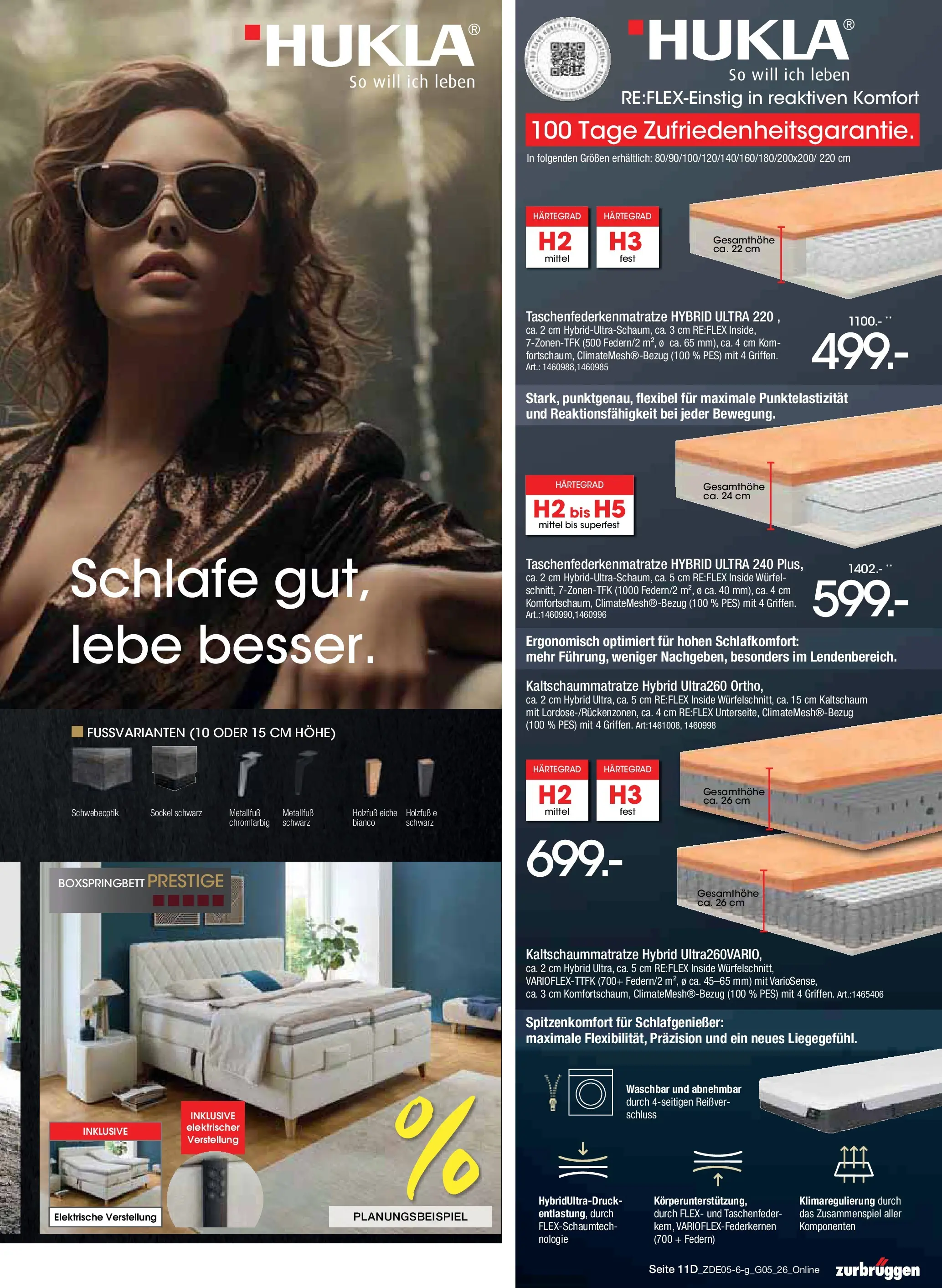 Zurbrüggen - Zurbrüggen: MaiDays Shopping (ab 08.05.2026) zum Blättern | Seite: 19 | Produkte: Boxspringbett