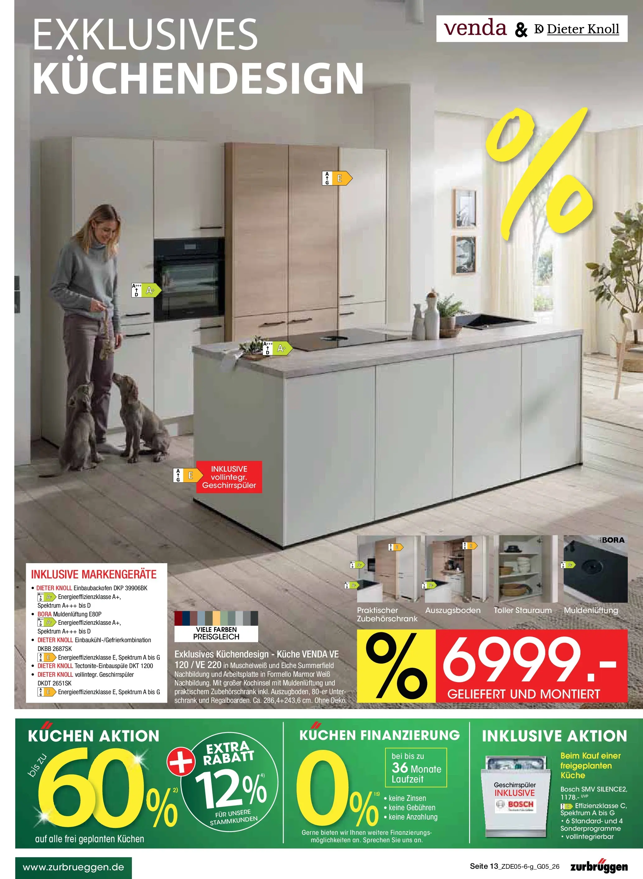 Zurbrüggen - Zurbrüggen: MaiDays Shopping (ab 08.05.2026) zum Blättern | Seite: 23 | Produkte: Bosch, Geschirrspüler, Schrank, Kuchen