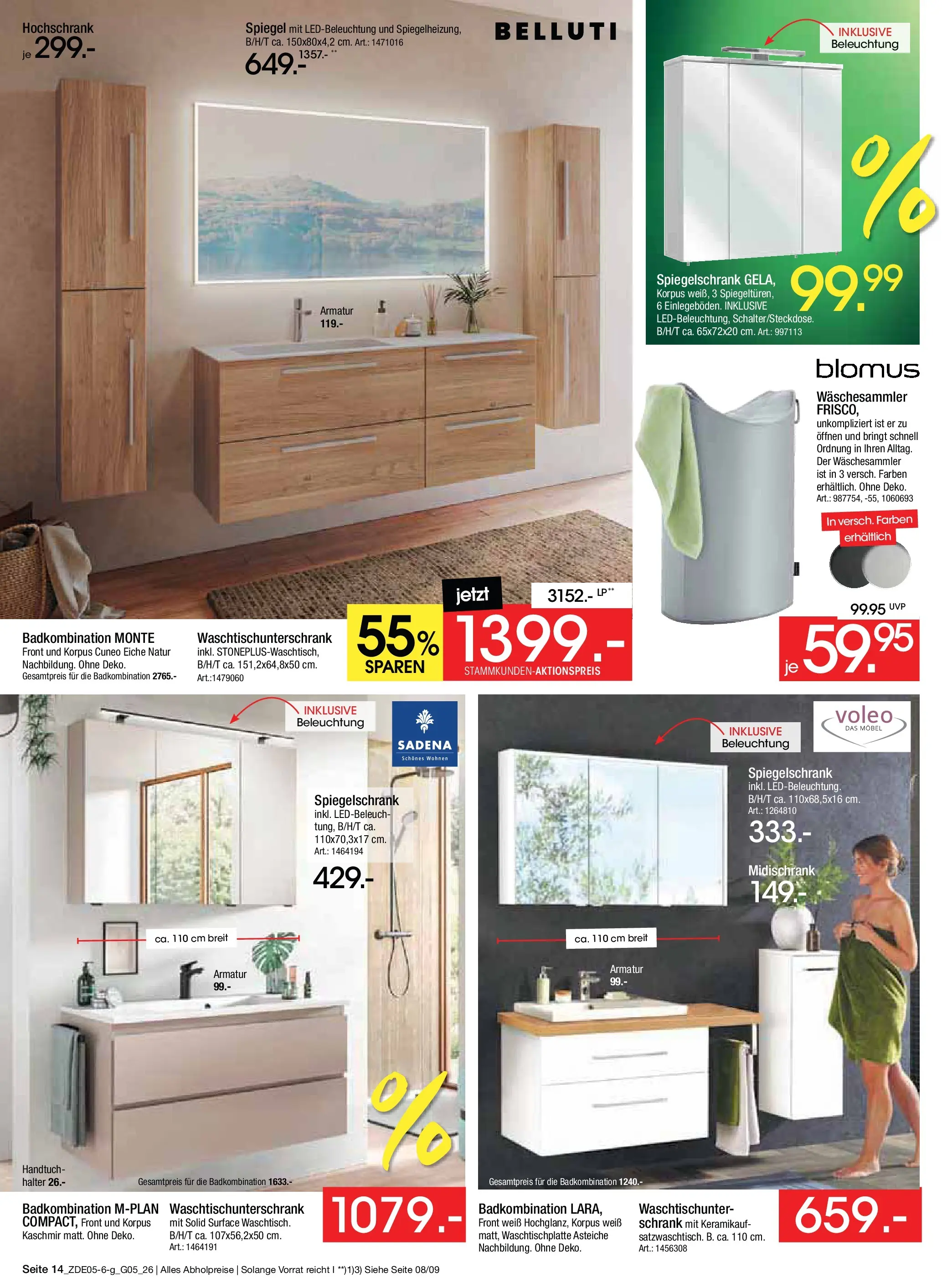 Zurbrüggen - Zurbrüggen: MaiDays Shopping (ab 08.05.2026) zum Blättern | Seite: 26 | Produkte: Schrank, Spiegel, Spiegelschrank, Hochschrank
