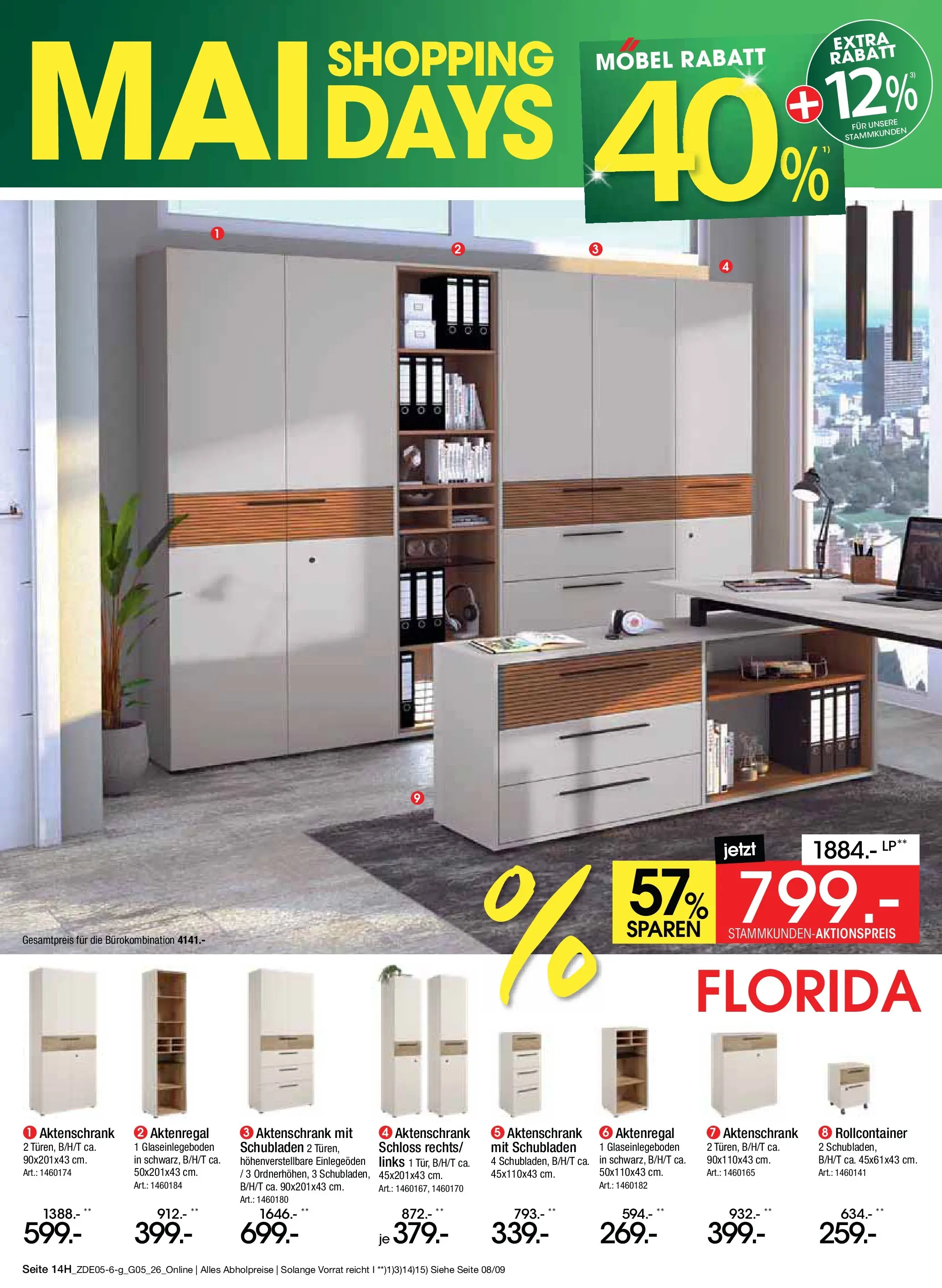 Zurbrüggen - Zurbrüggen: MaiDays Shopping (ab 08.05.2026) zum Blättern | Seite: 42 | Produkte: Rollcontainer, Aktenregal