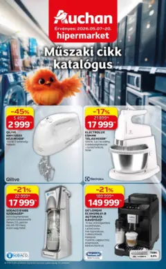 Auchan Elektronikai ajánlataink Szekszárd - amely érvényes a következő dátumtól: 07.05.2026