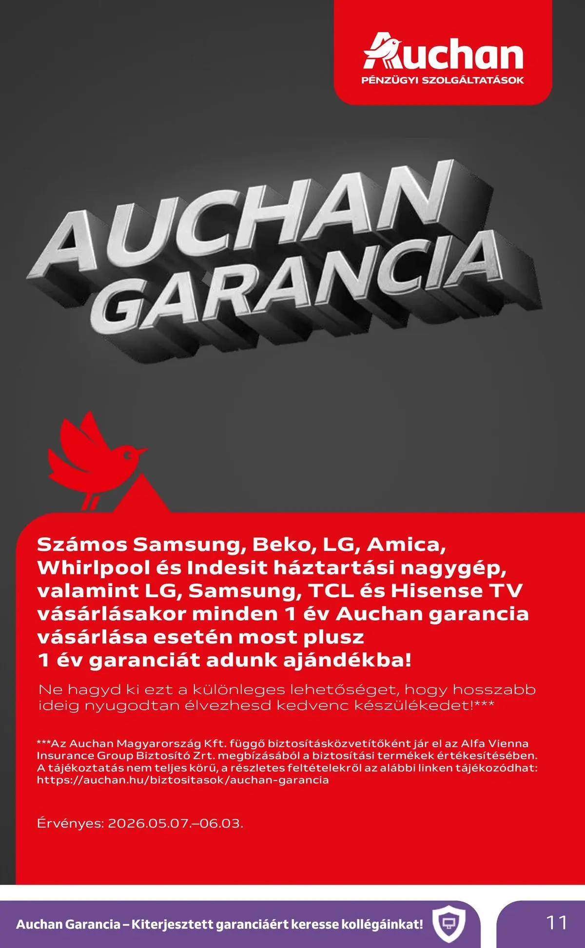 Auchan Elektronikai ajánlataink Budapest - 2026.05.07. -tól/töl > akció, lapozható szórólap 🛍️ | Oldal: 11 | Termékek: TV