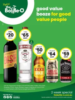 Preview of The Bottle-O - Good Value Booze, For Good Value People. 11/05 - valid from 10.05.2026