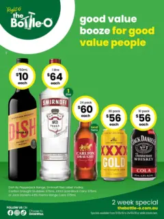 Preview of The Bottle-O - Good Value Booze, For Good Value People. 11/05 - valid from 10.05.2026