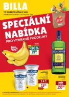 Billa Speci&aacute;ln&iacute; nab&iacute;dka vybran&eacute; prodejny