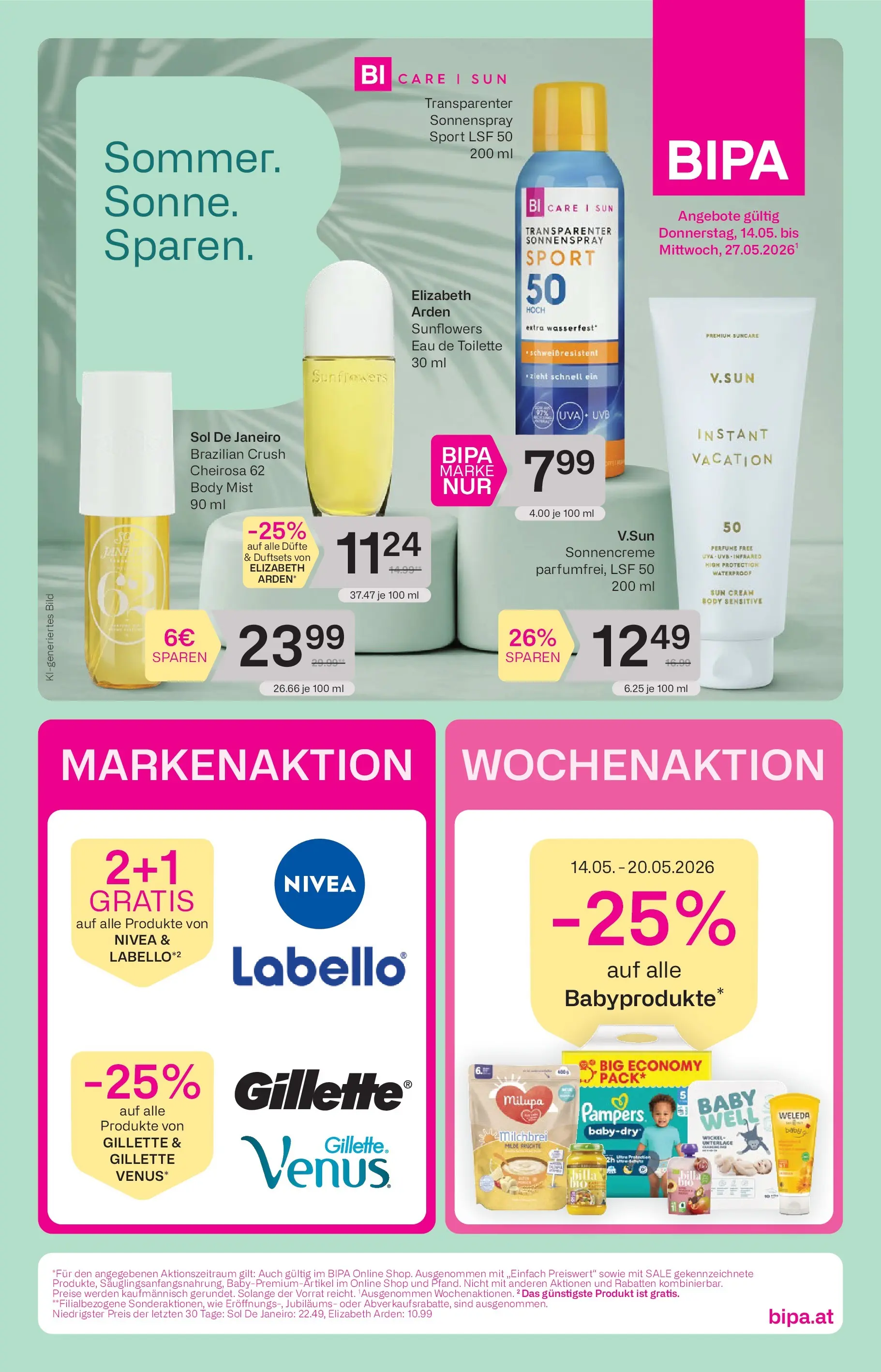 Bipa - BIPA: Flugblatt - gültig bis 27.05.2026 von 13.05.2026 - Aktuelle Angebote | Seite: 1