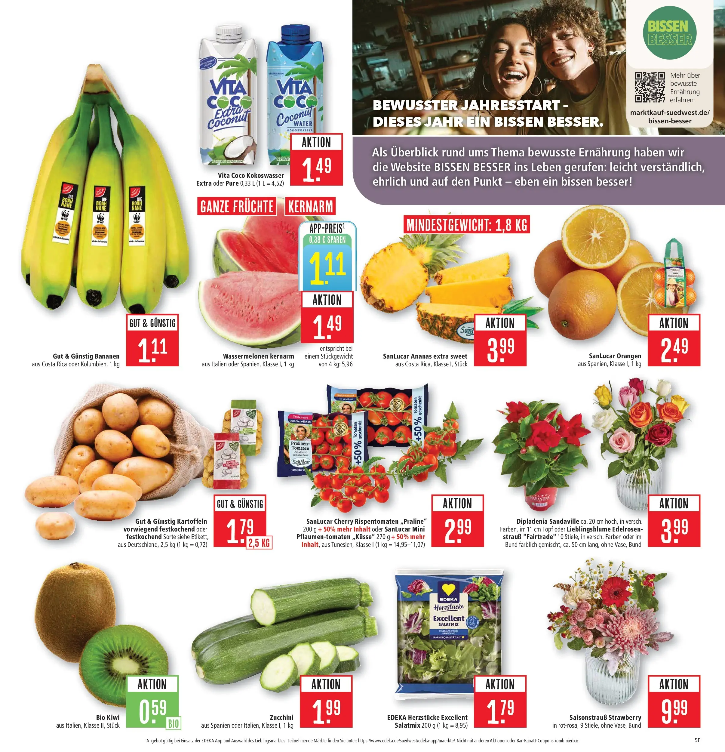 Marktkauf Prospekt Filderstadt	 (ab 10.05.2026) » Angebote online | Seite: 7 | Produkte: Bananen, Tomaten, Zucchini, Kiwi