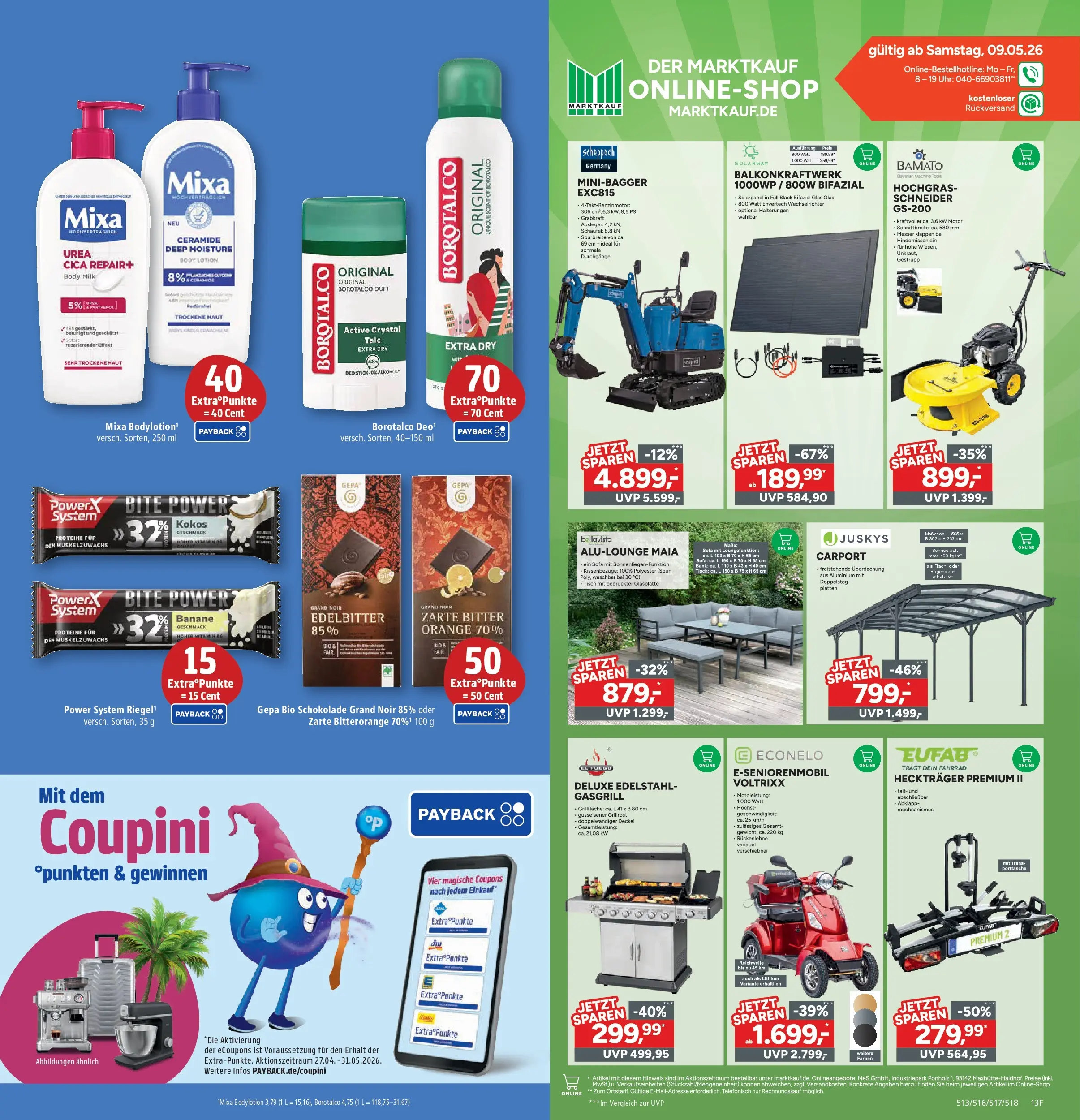 Marktkauf Prospekt Filderstadt	 (ab 10.05.2026) » Angebote online | Seite: 17 | Produkte: Sofa, Schokolade, Duft, Body Lotion
