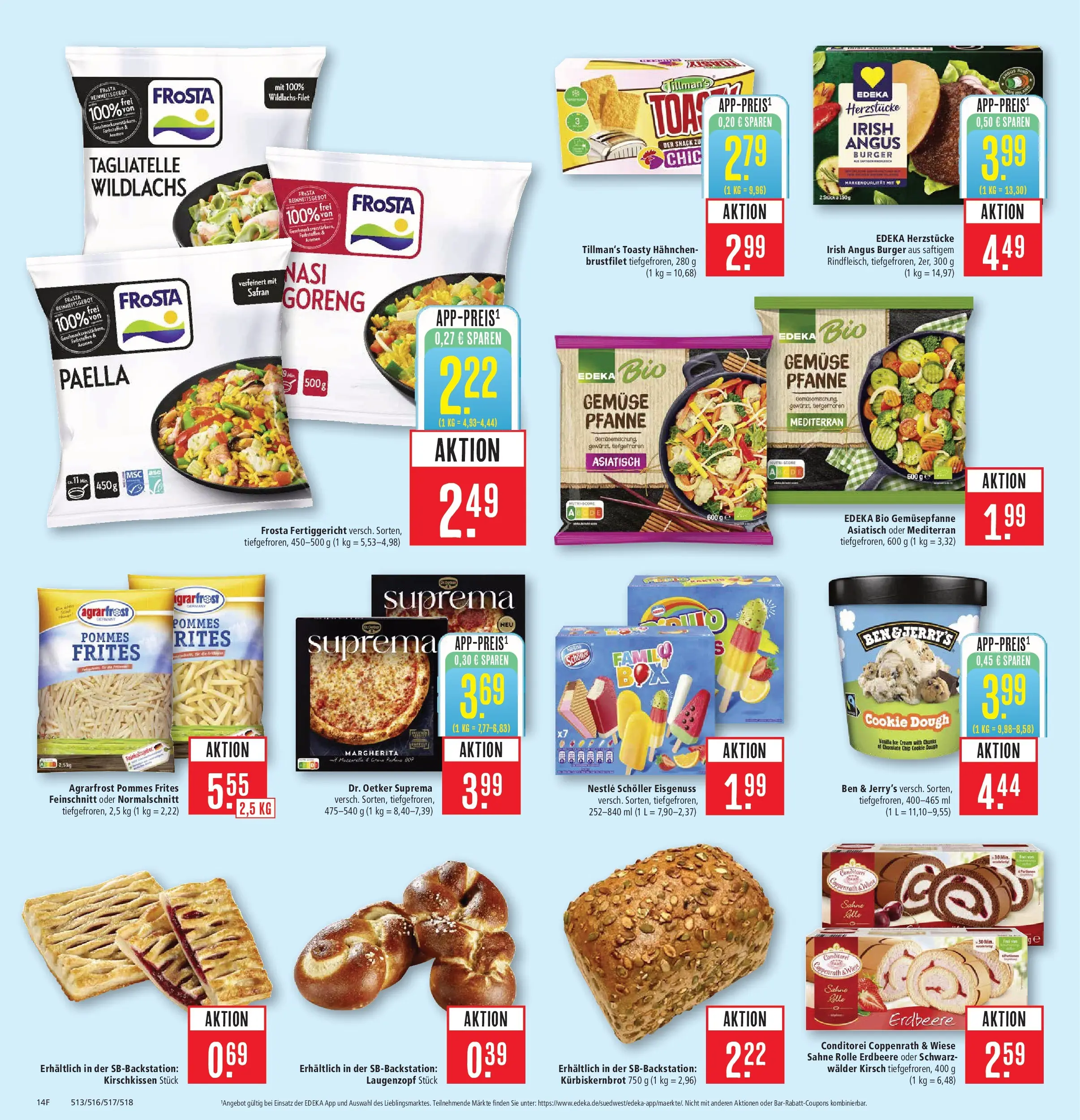 Marktkauf Prospekt Filderstadt	 (ab 10.05.2026) » Angebote online | Seite: 18 | Produkte: Hahnchen, Burger, Frosta, Gemüse