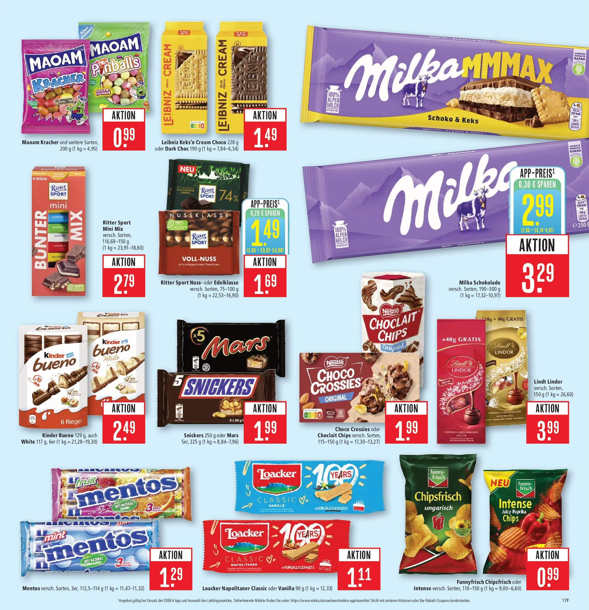Marktkauf Prospekt Filderstadt	 (ab 10.05.2026) » Angebote online | Seite: 23 | Produkte: Milch, Kinder bueno, Snickers, Mars