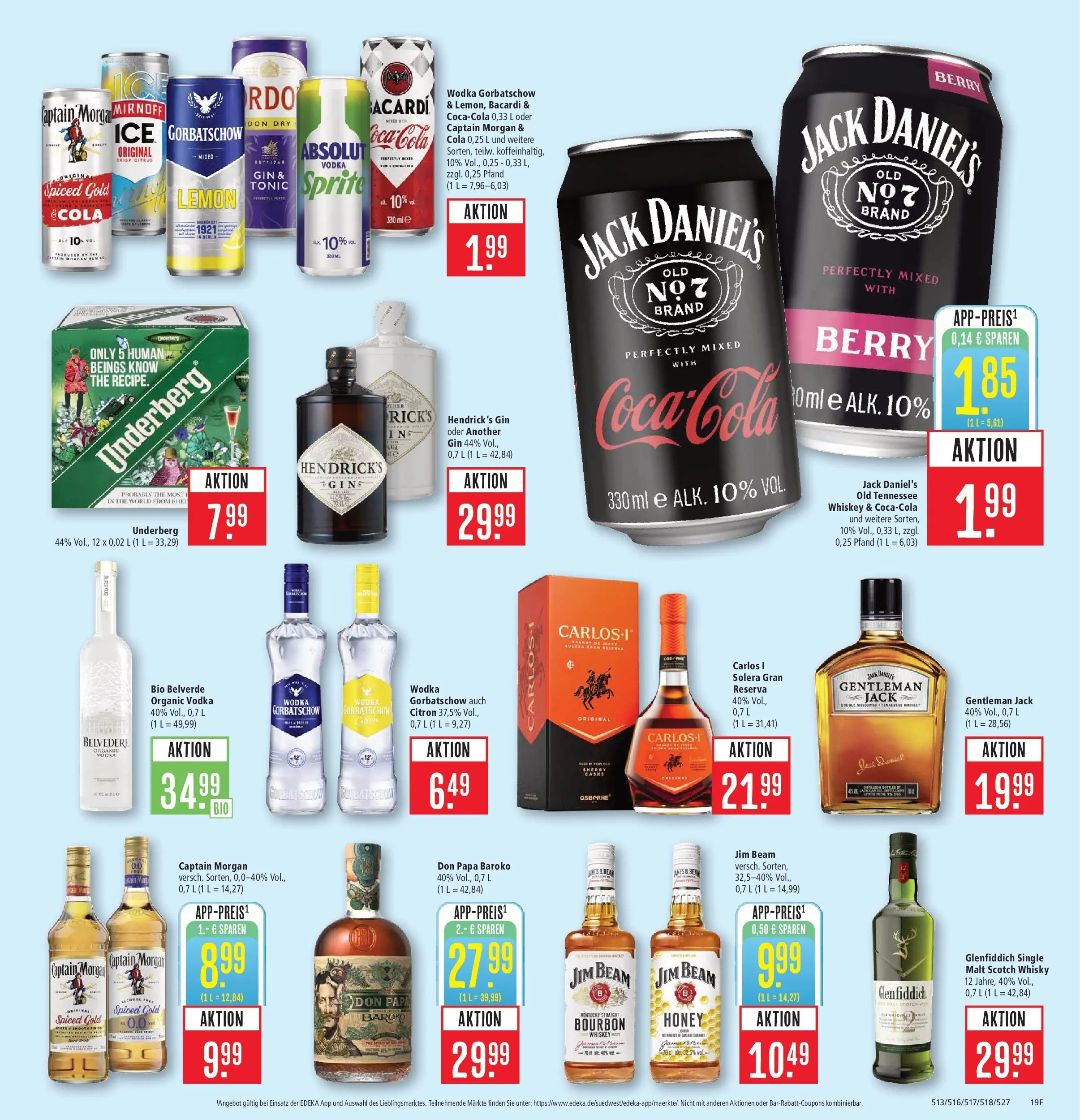 Marktkauf Prospekt Filderstadt	 (ab 10.05.2026) » Angebote online | Seite: 25 | Produkte: Whisky, Coca cola, Captain morgan, Wodka