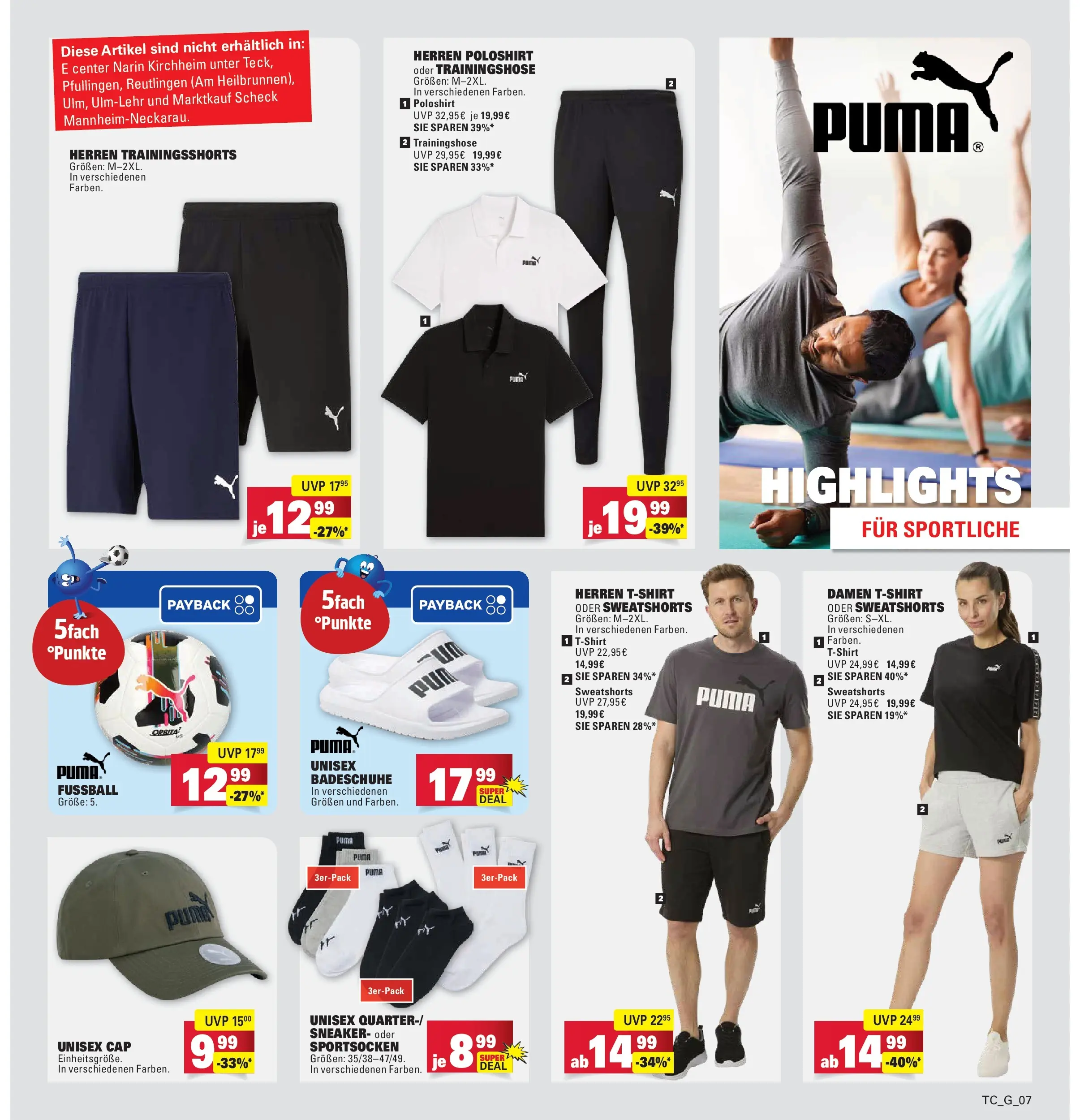 Marktkauf Prospekt Filderstadt	 (ab 10.05.2026) » Angebote online | Seite: 37 | Produkte: Sweatshorts, Trainingshose, Poloshirt, Fußball