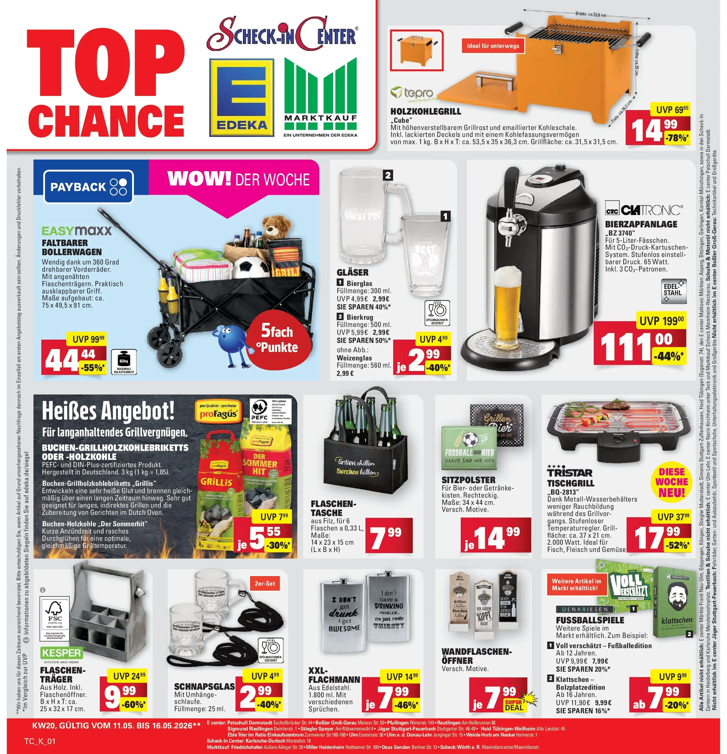 Marktkauf Prospekt Senden	 (ab 10.05.2026) » Angebote online | Seite: 31 | Produkte: Tasche, Bier, Gemüse, Fleisch