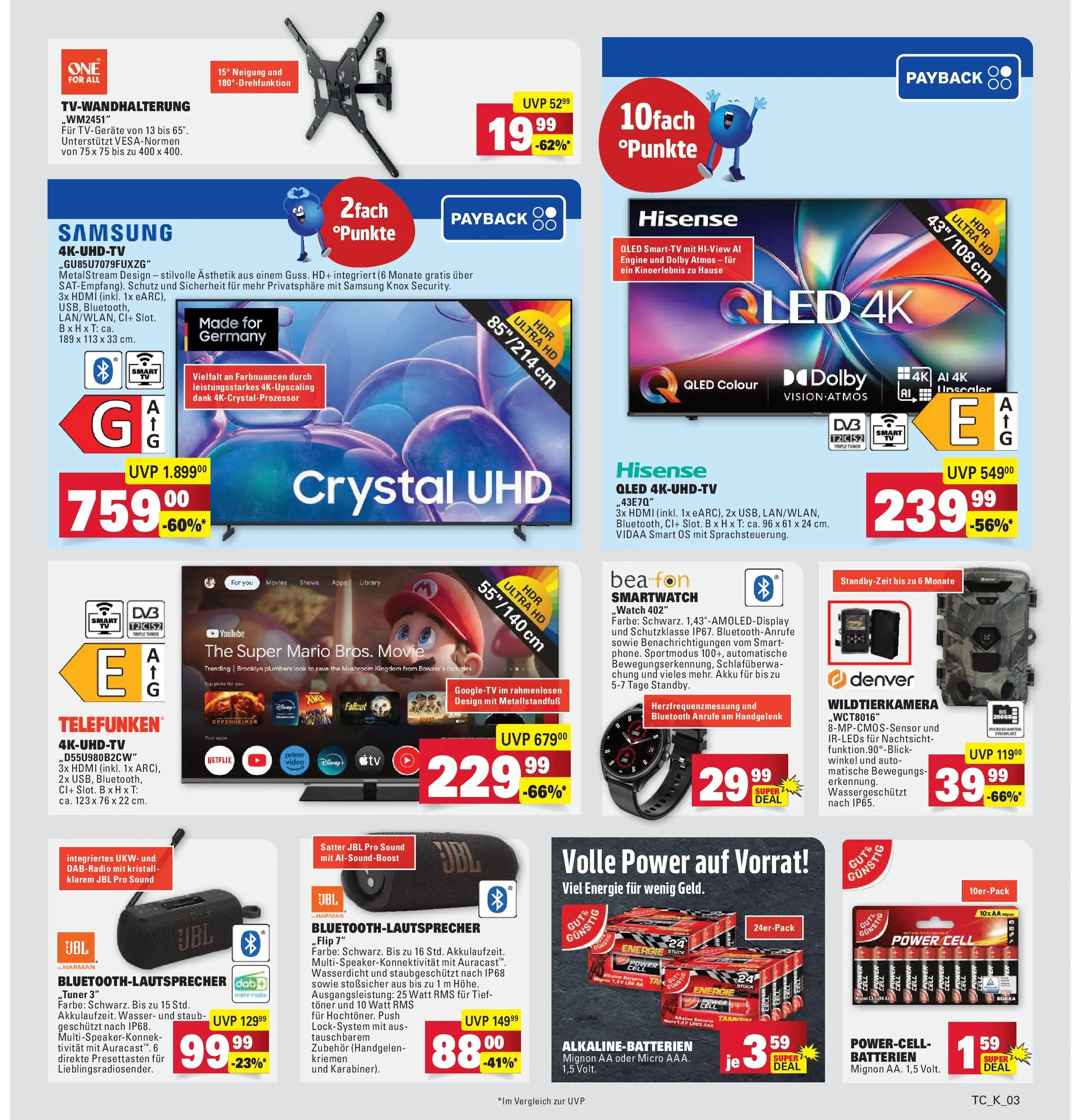 Marktkauf Prospekt Senden	 (ab 10.05.2026) » Angebote online | Seite: 33 | Produkte: Top, Toner, Samsung, Video