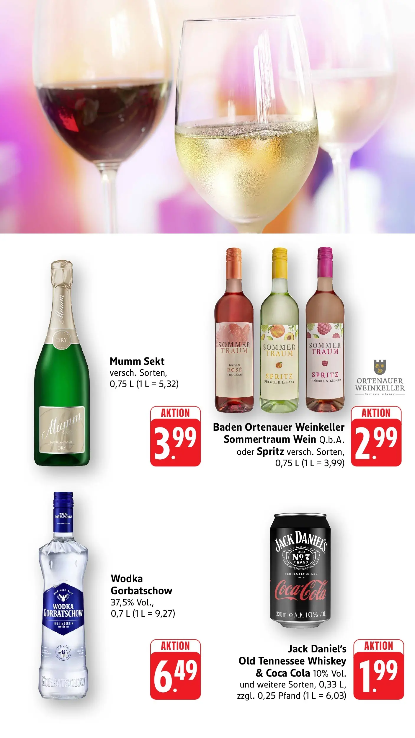 Edeka prospekt Neuhofen	 (ab 10.05.2026) » Angebote Online | Seite: 8 | Produkte: Mumm sekt, Sekt, Wodka, Whiskey