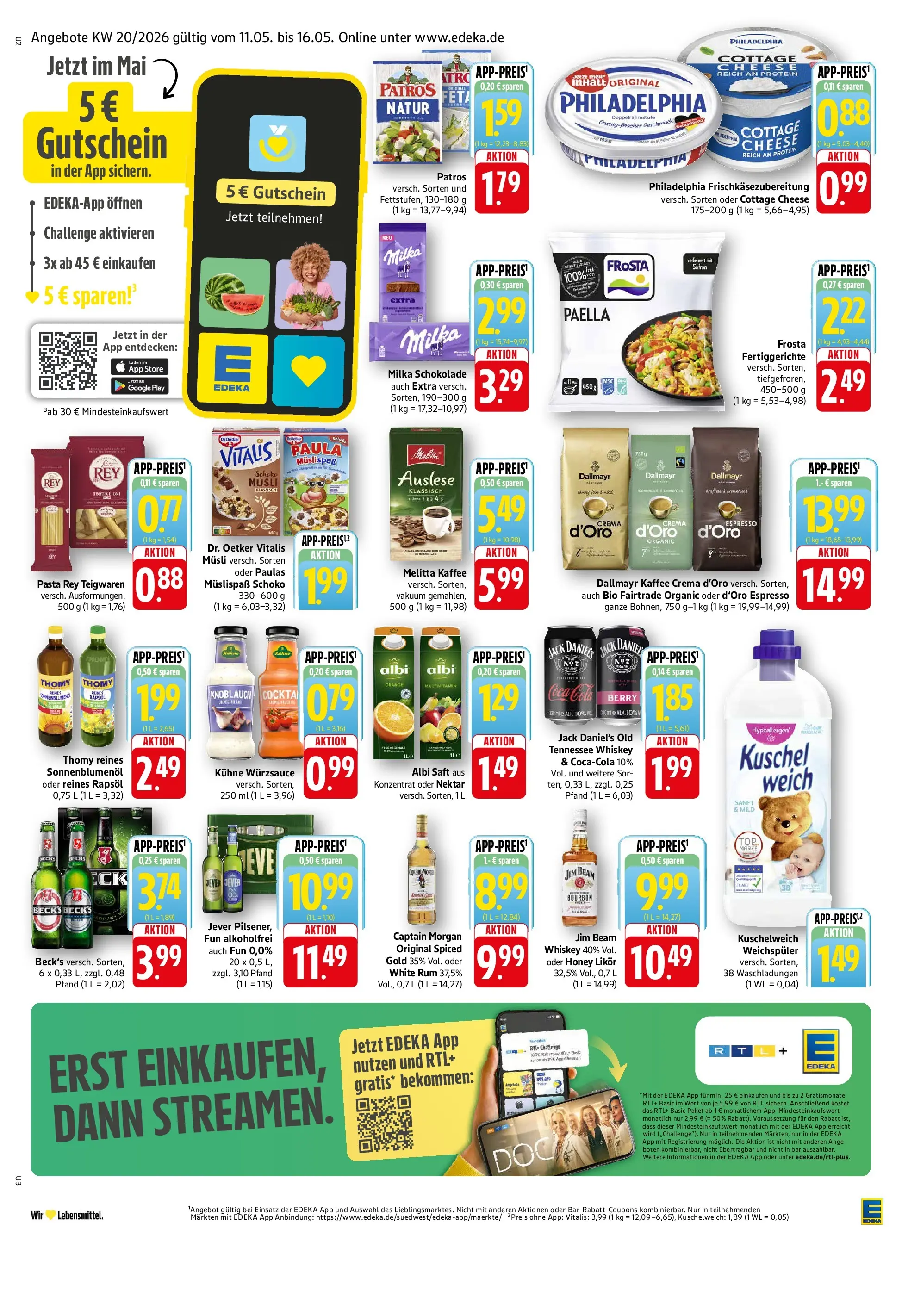 E center Prospekt Bad Bergzabern	 (ab 10.05.2026) zum Blättern | Seite: 2 | Produkte: Musli, Melitta, Schokolade, Rapsöl
