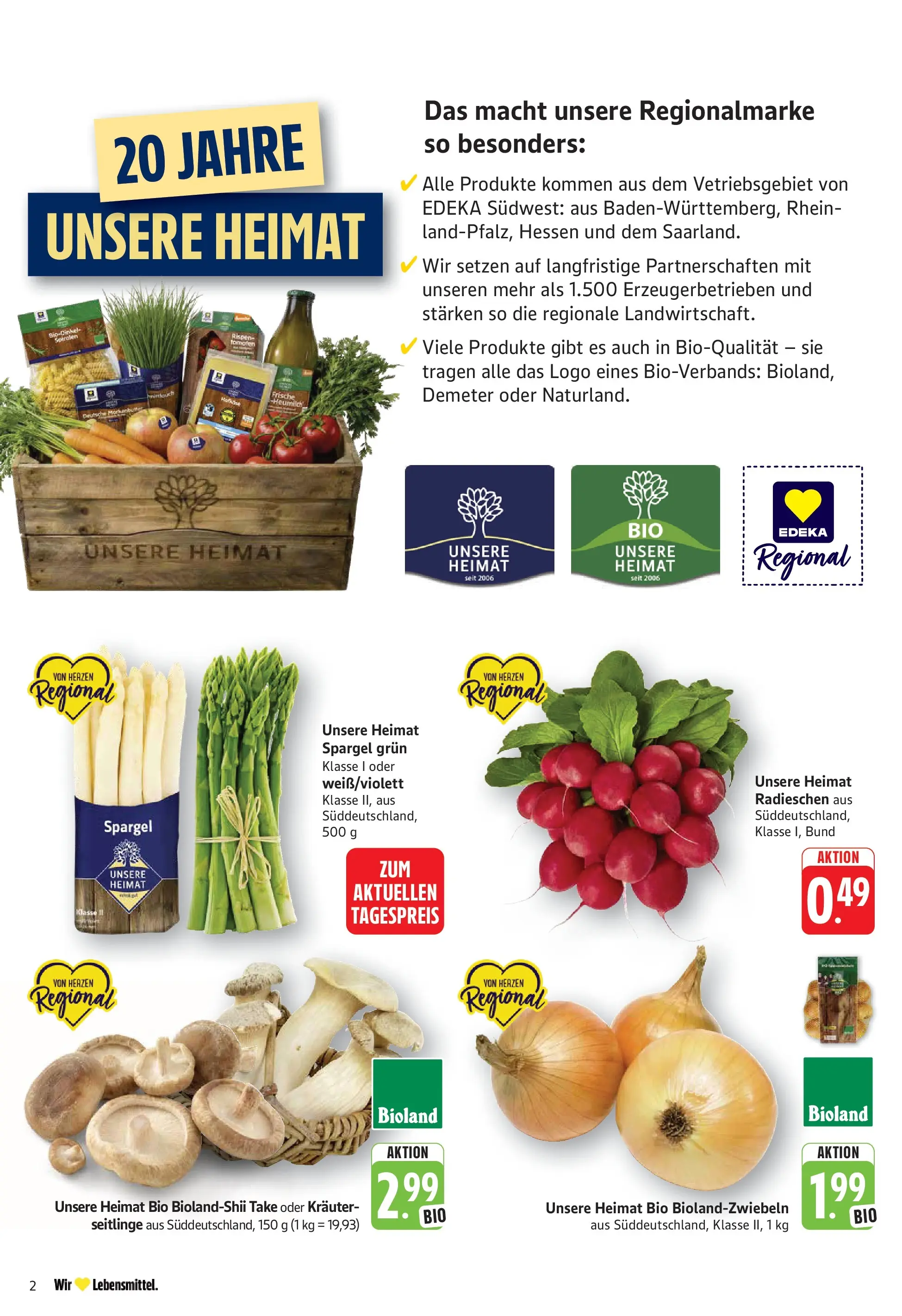 E center Prospekt Bad Bergzabern	 (ab 10.05.2026) zum Blättern | Seite: 4 | Produkte: Spargel