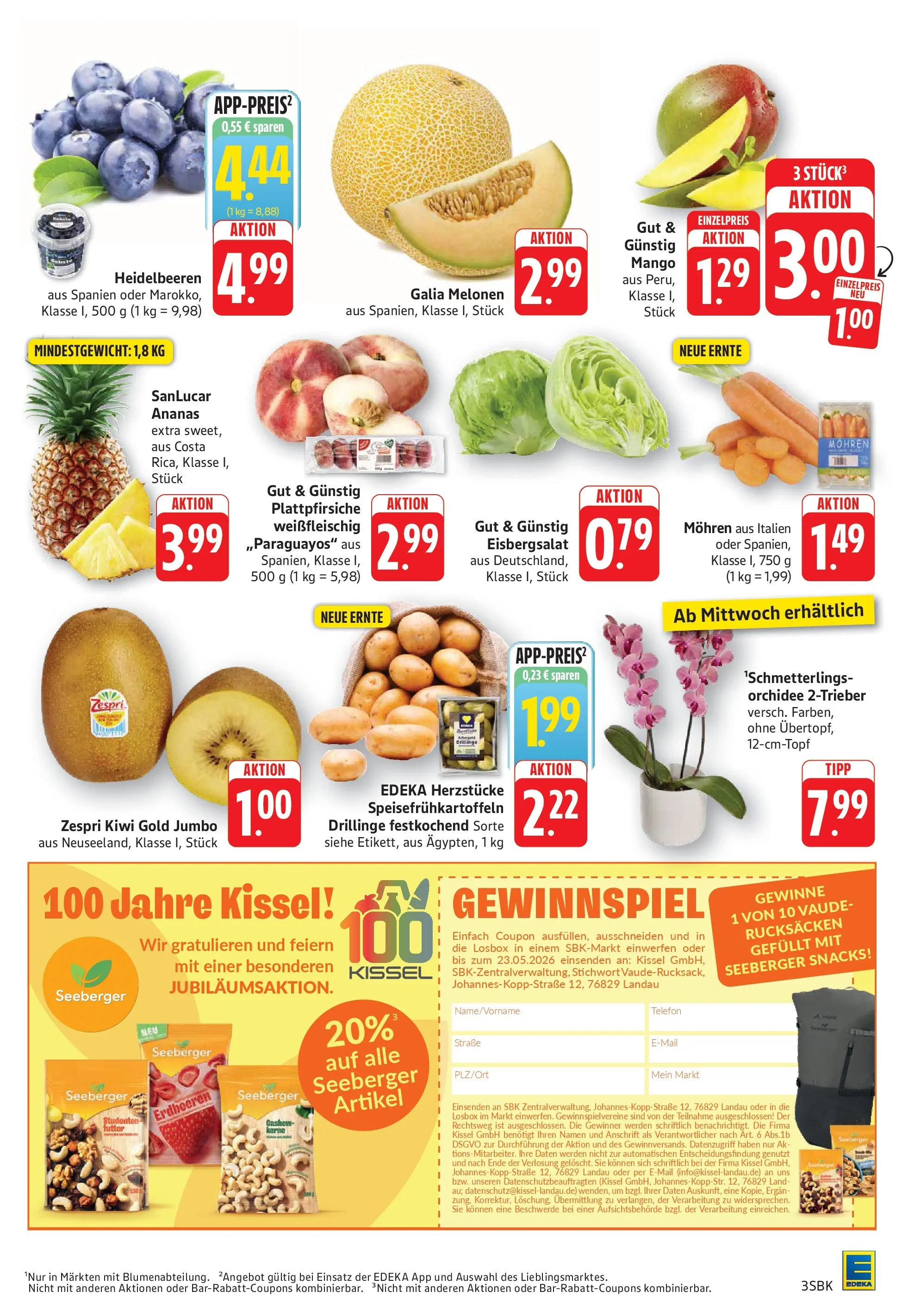 E center Prospekt Bad Bergzabern	 (ab 10.05.2026) zum Blättern | Seite: 5 | Produkte: Ananas, Eisbergsalat, Mango, Kiwi