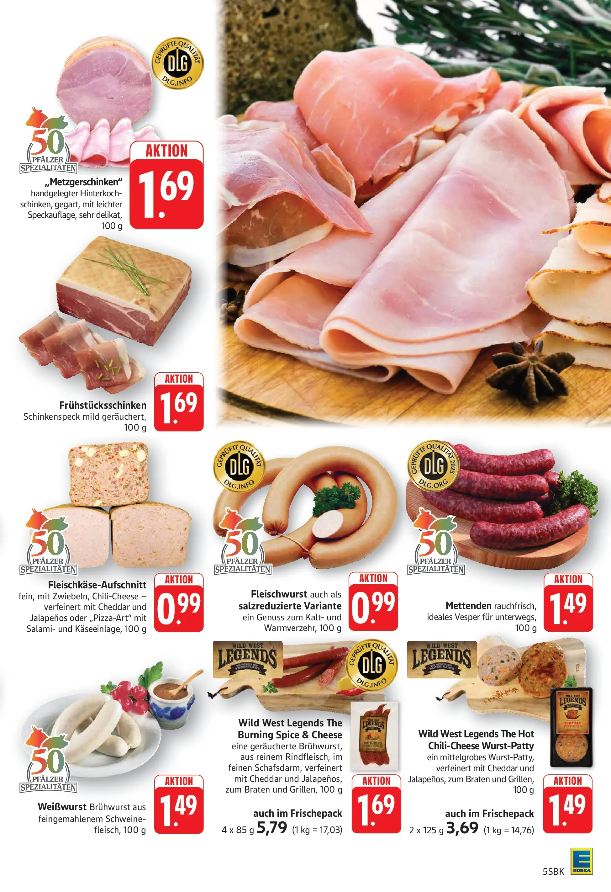 E center Prospekt Bad Bergzabern	 (ab 10.05.2026) zum Blättern | Seite: 7 | Produkte: Weißwurst, Salami