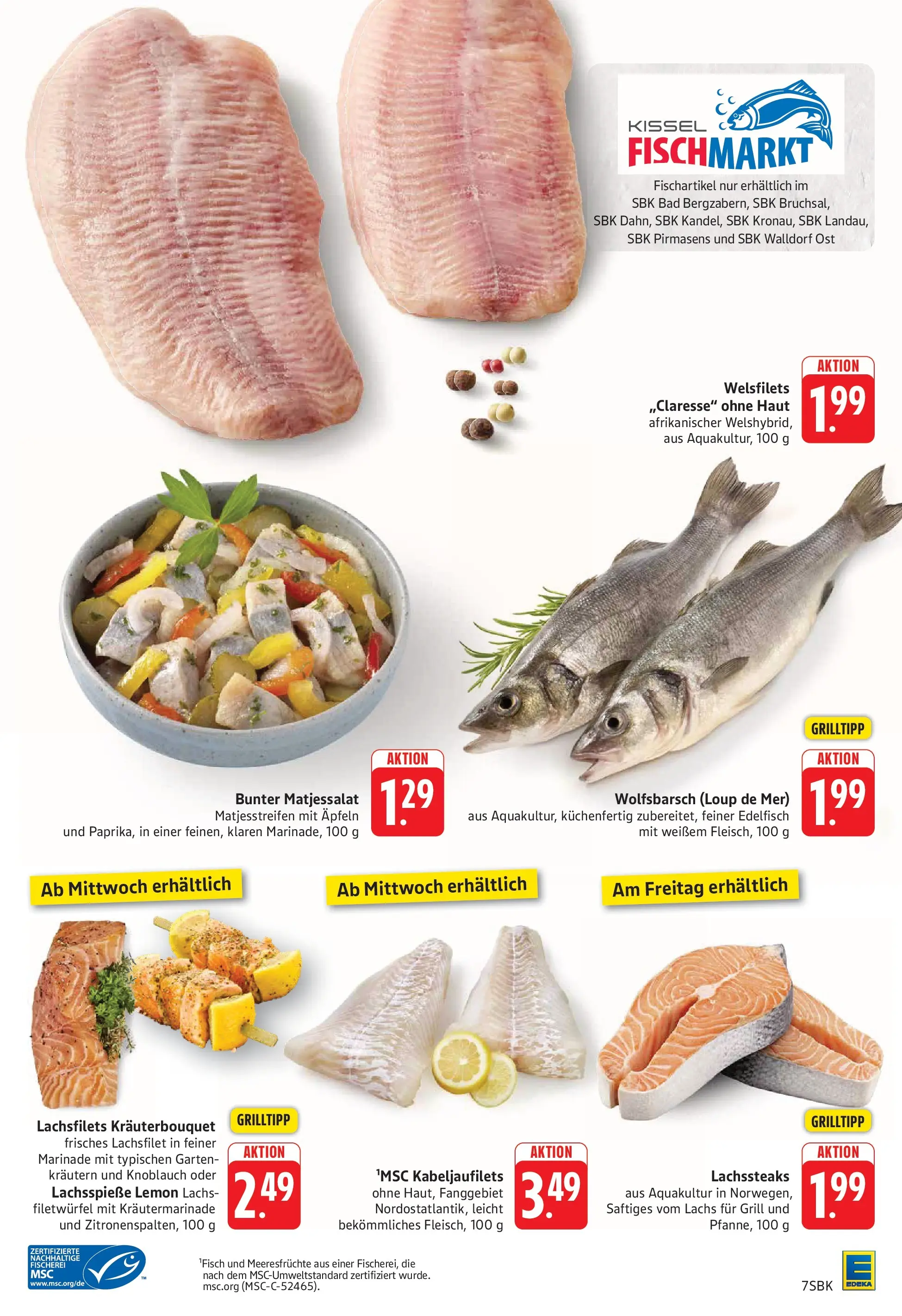 E center Prospekt Bad Bergzabern	 (ab 10.05.2026) zum Blättern | Seite: 9 | Produkte: Grill, Bad, Fisch, Knoblauch