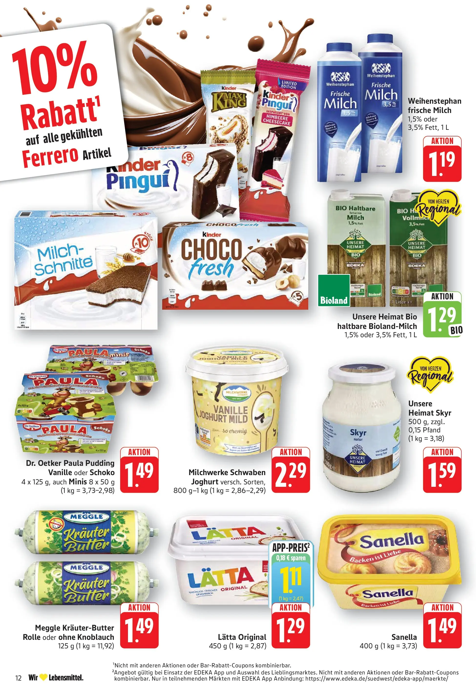 E center Prospekt Bad Bergzabern	 (ab 10.05.2026) zum Blättern | Seite: 14 | Produkte: Butter, Kräuterbutter, Pudding, Knoblauch