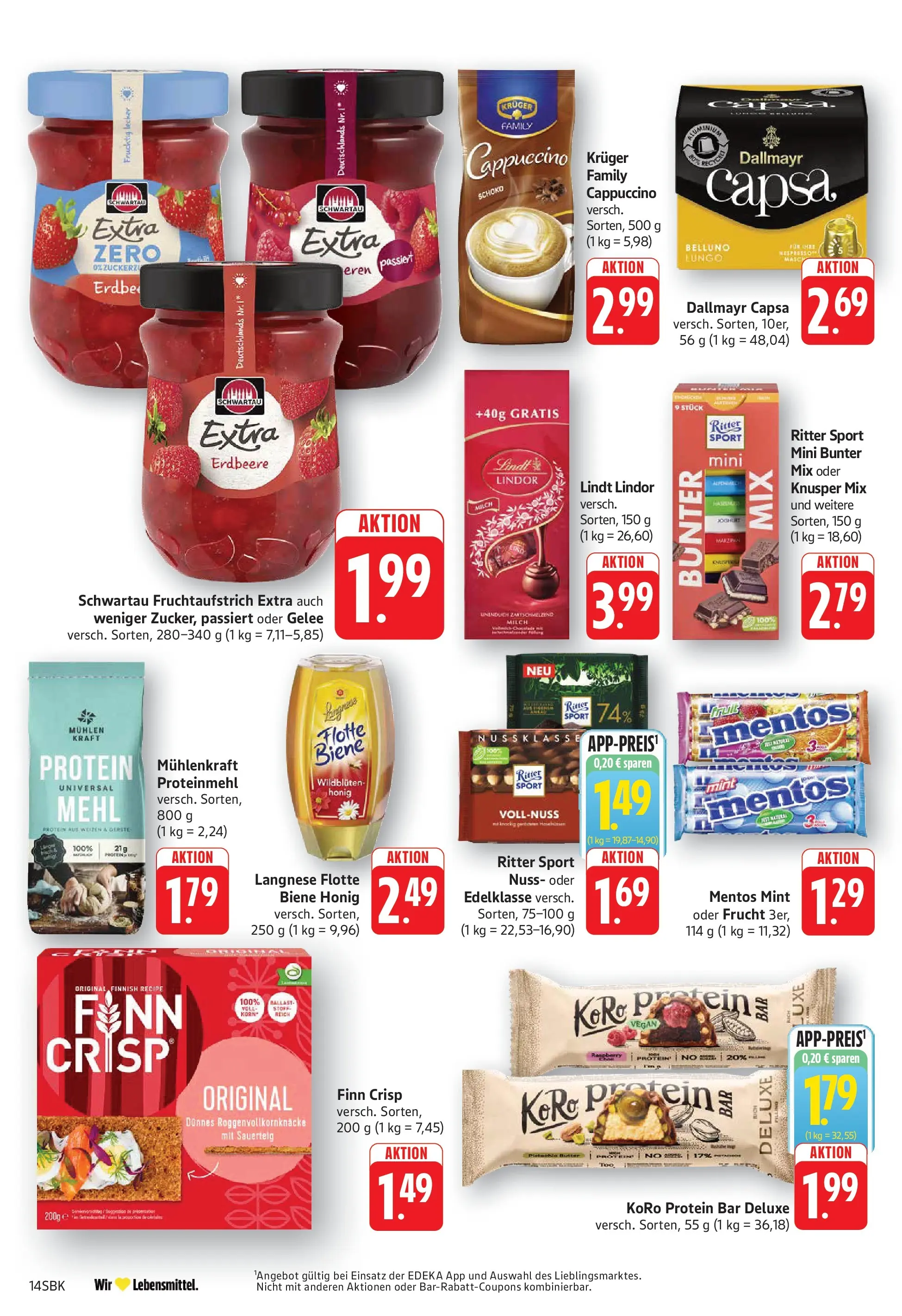 E center Prospekt Bad Bergzabern	 (ab 10.05.2026) zum Blättern | Seite: 16 | Produkte: Mehl, Milch, Dallmayr, Schwartau extra