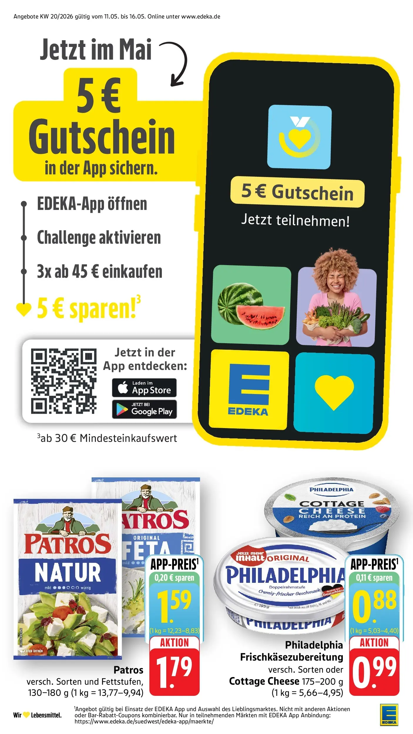 E center Prospekt Kirchheim-Teck	 (ab 10.05.2026) zum Blättern | Seite: 2 | Produkte: Feta, Milch, Philadelphia, Patros