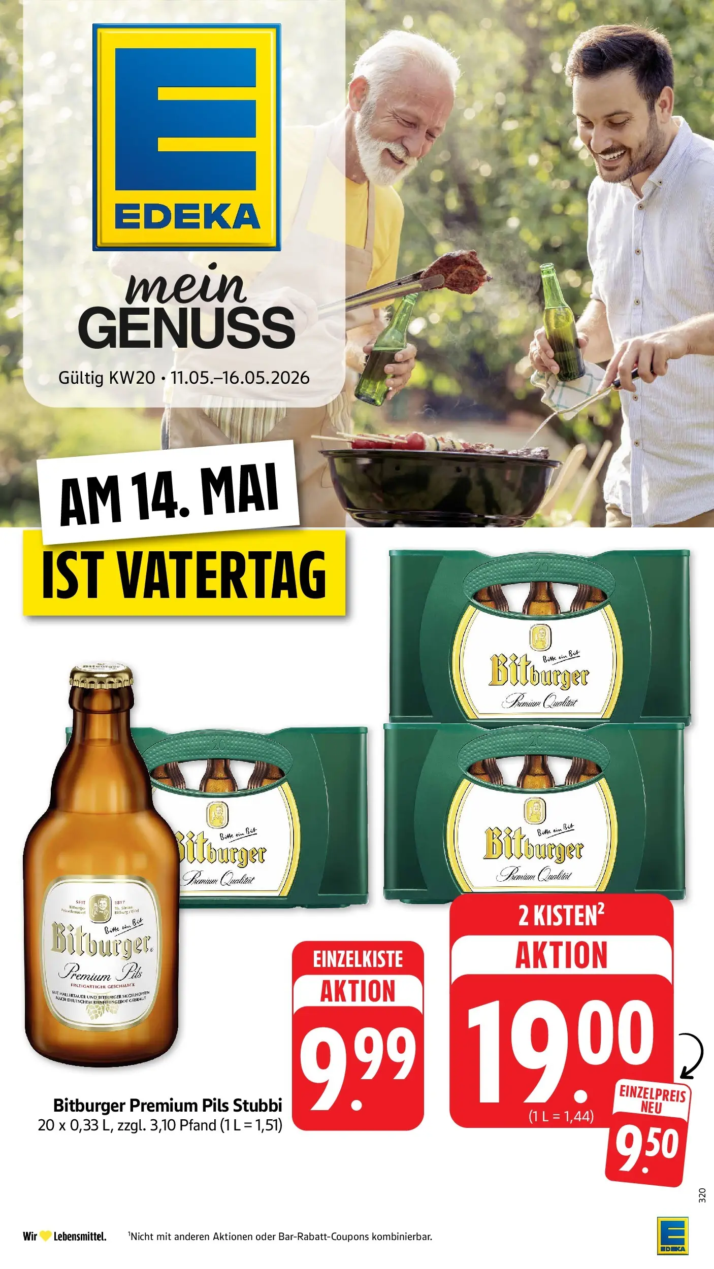 Edeka prospekt Großostheim	 (ab 10.05.2026) » Angebote Online | Seite: 6 | Produkte: Bitburger, Pils