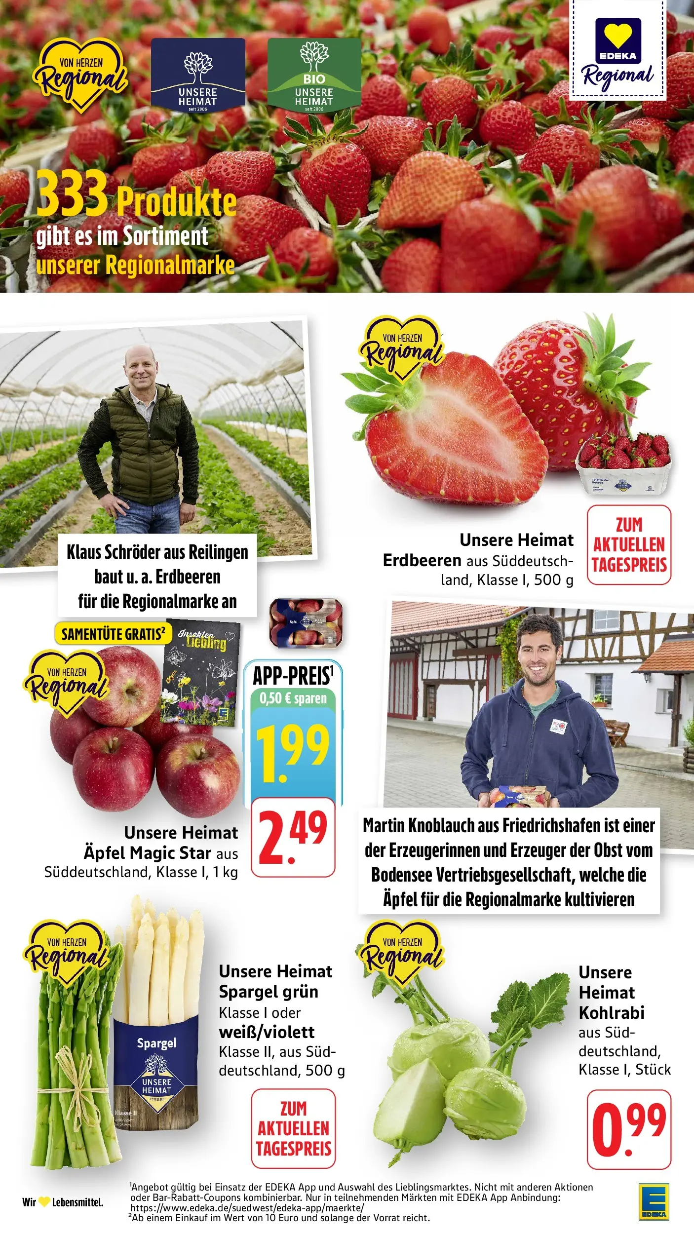 E center Prospekt Kirchheim-Teck	 (ab 10.05.2026) zum Blättern | Seite: 11 | Produkte: Kohlrabi, Spargel, Obst, Erdbeeren