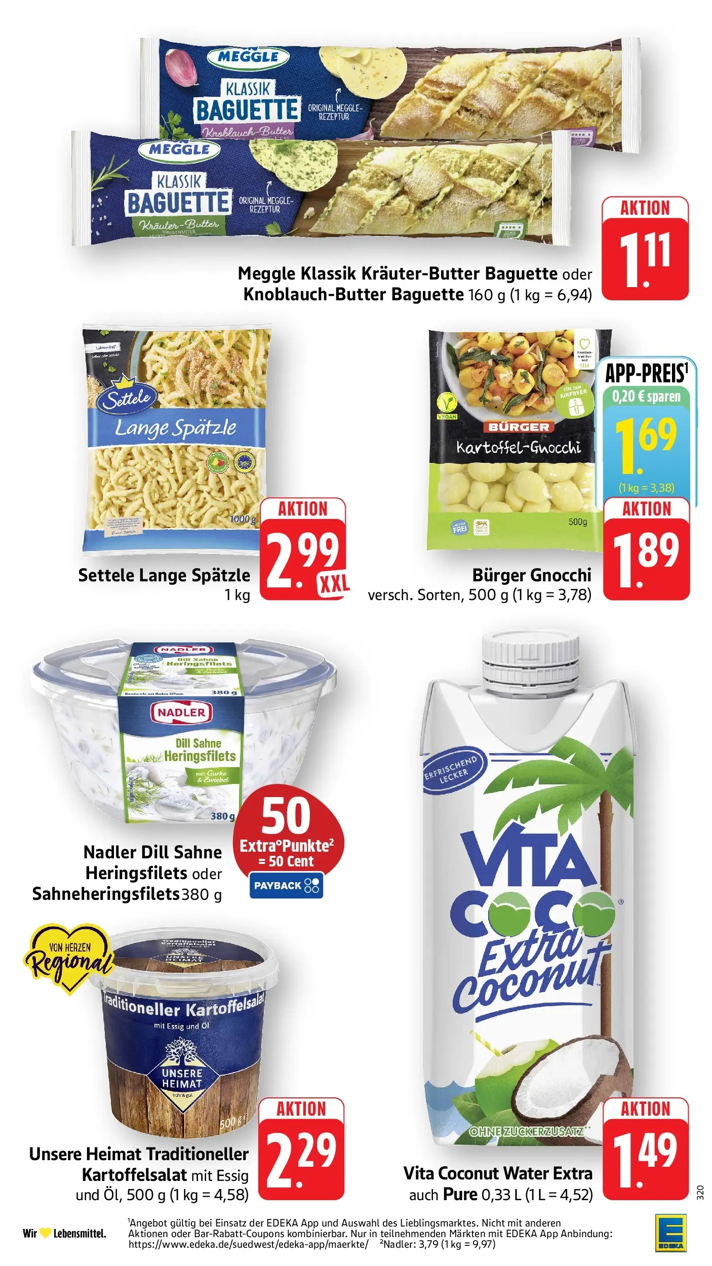 Edeka prospekt Großostheim	 (ab 10.05.2026) » Angebote Online | Seite: 22 | Produkte: Burger, Baguette, Dill, Sahne