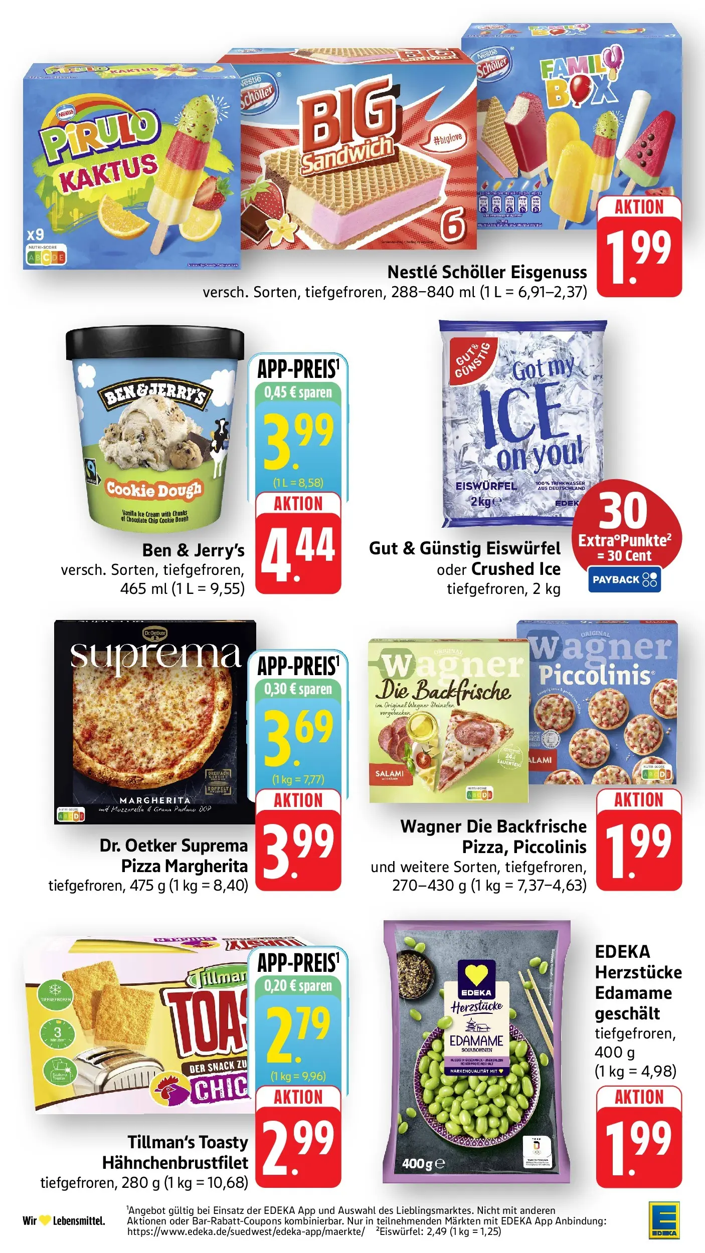 E center Prospekt Kirchheim-Teck	 (ab 10.05.2026) zum Blättern | Seite: 25 | Produkte: Mozzarella, Ben & Jerry's, Piccolinis, Salami